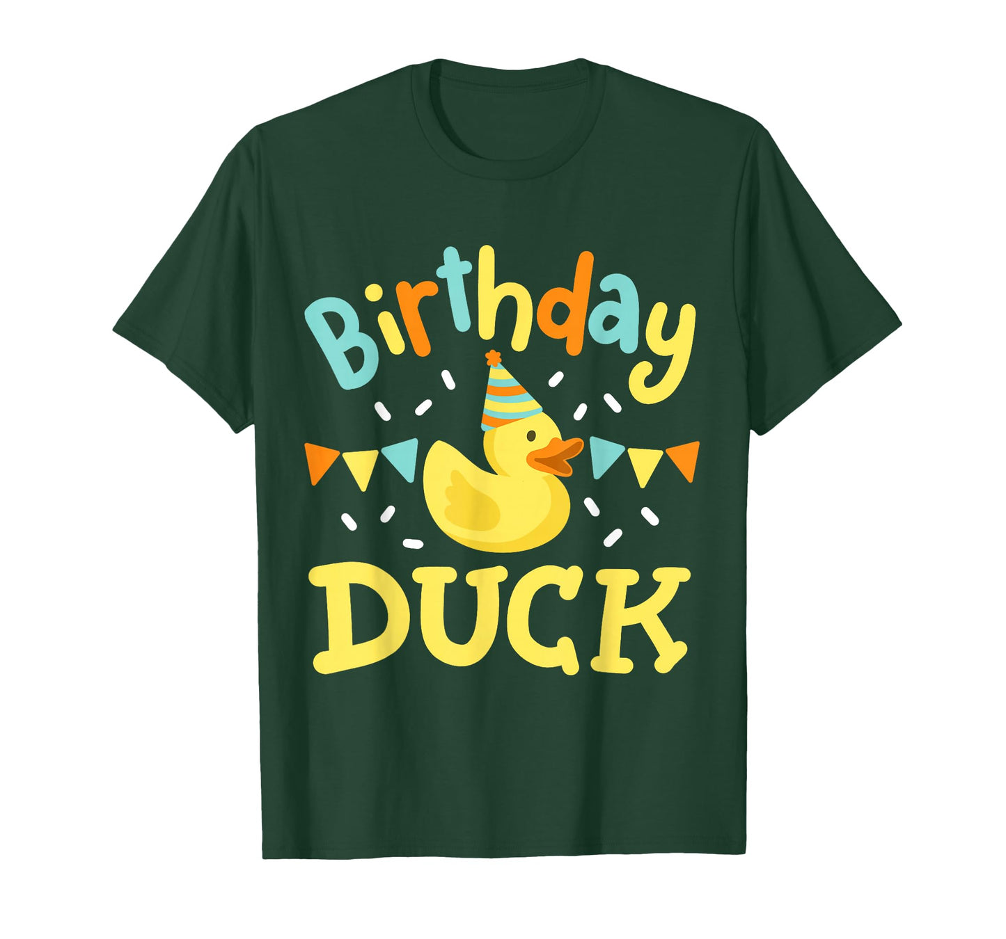 Birthday Duck Kids Girls Boys Rubber Duck Bday Party Family T-Shirt