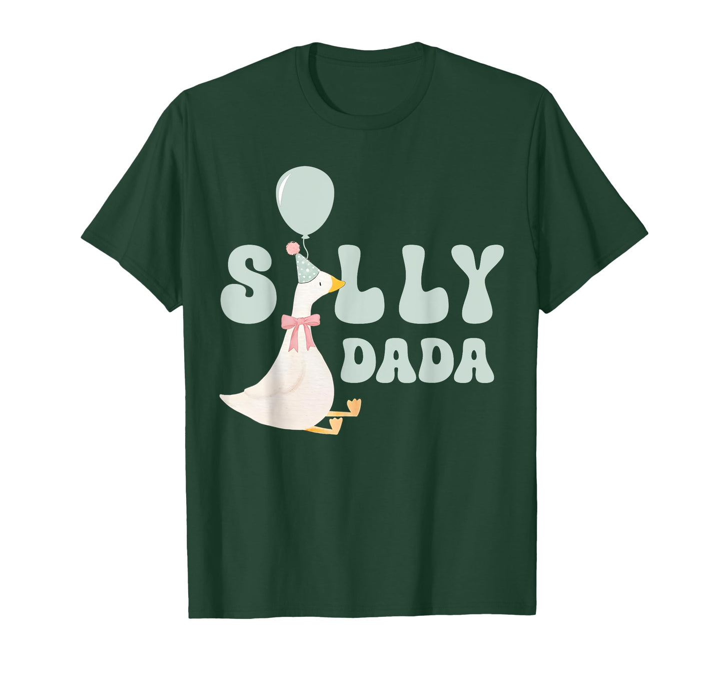 Silly Dada Silly Goose Dad Birthday Family Matching Party T-Shirt