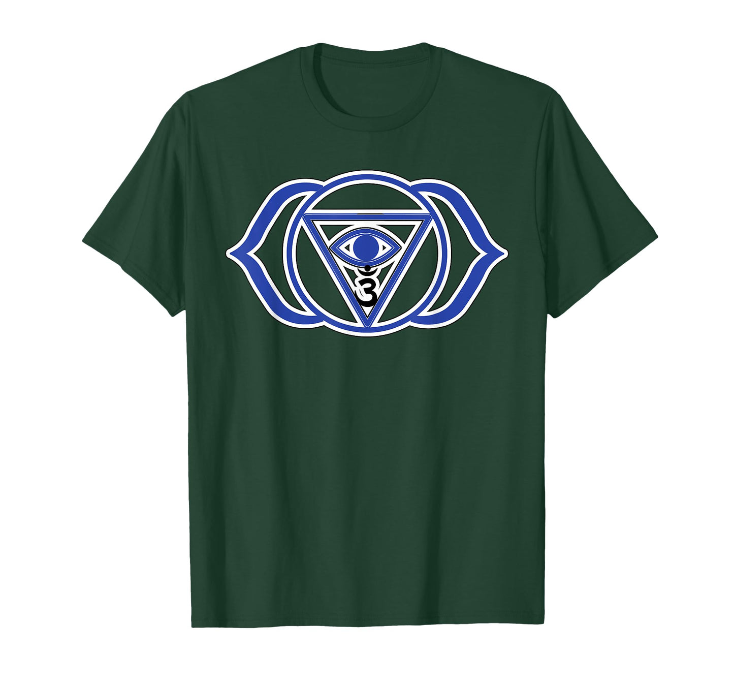 Yoga Ajna Awareness Third Eye Blue Chakra T-Shirt