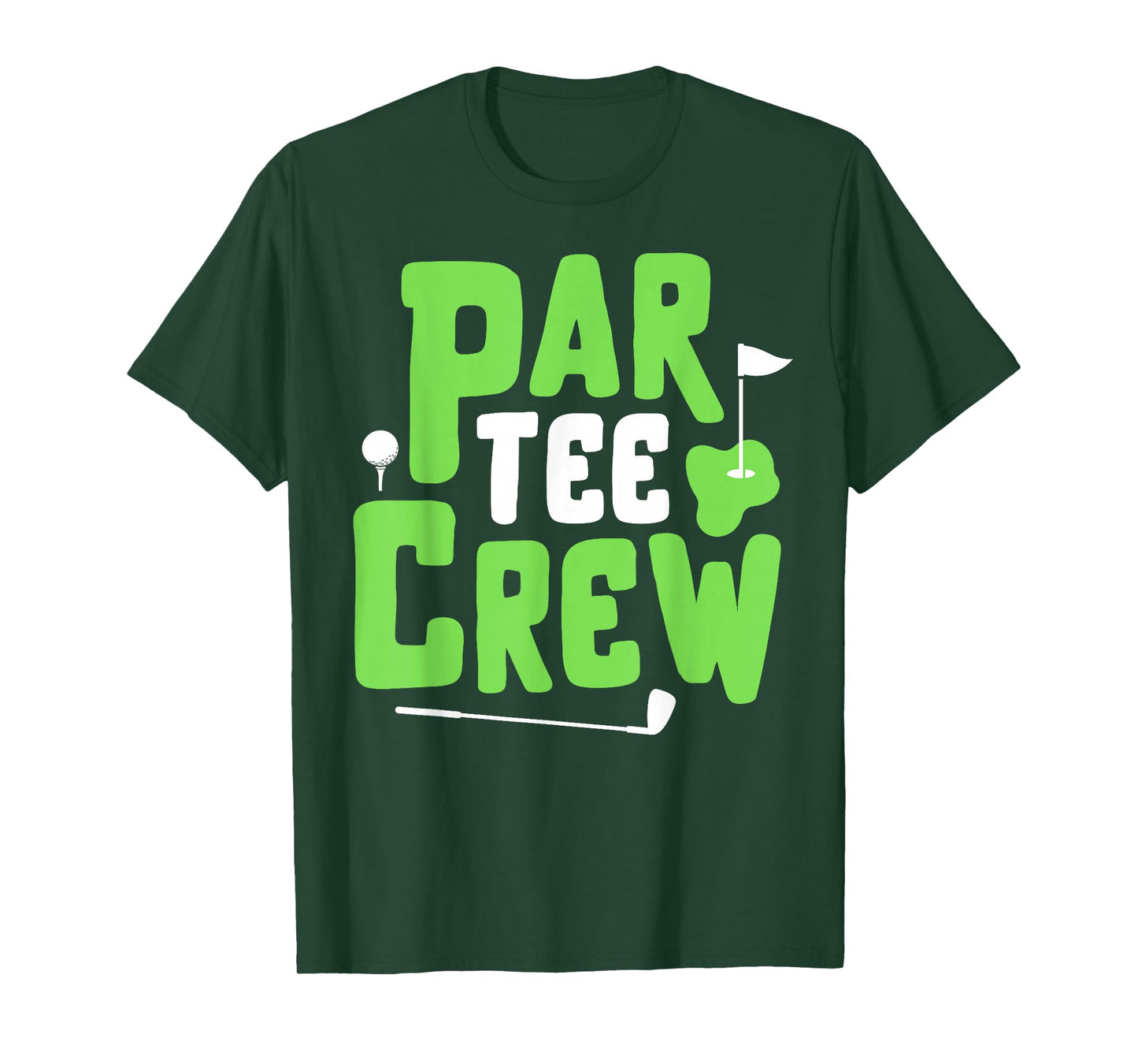 Par Tee Crew Funny Golf Lover Putter Golfing Golfer Boy Girl T-Shirt