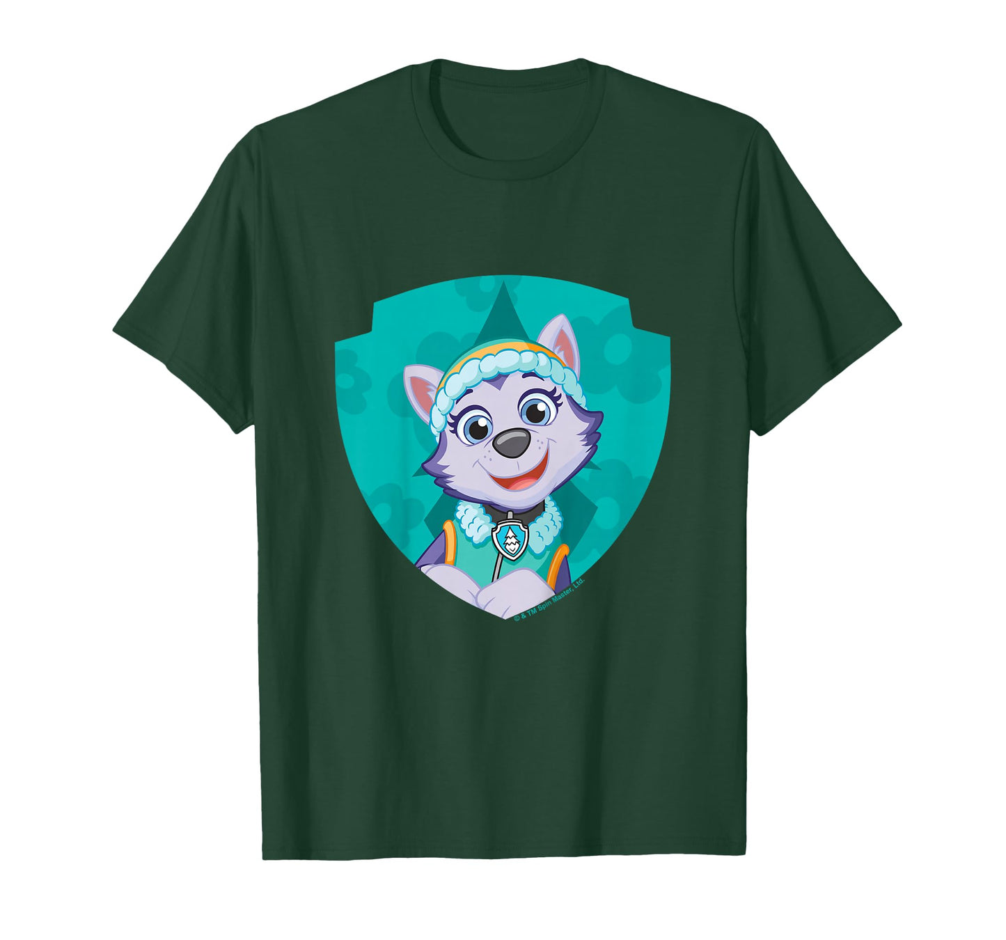 PAW Patrol Everest Big Chest Shield Emblem T-Shirt