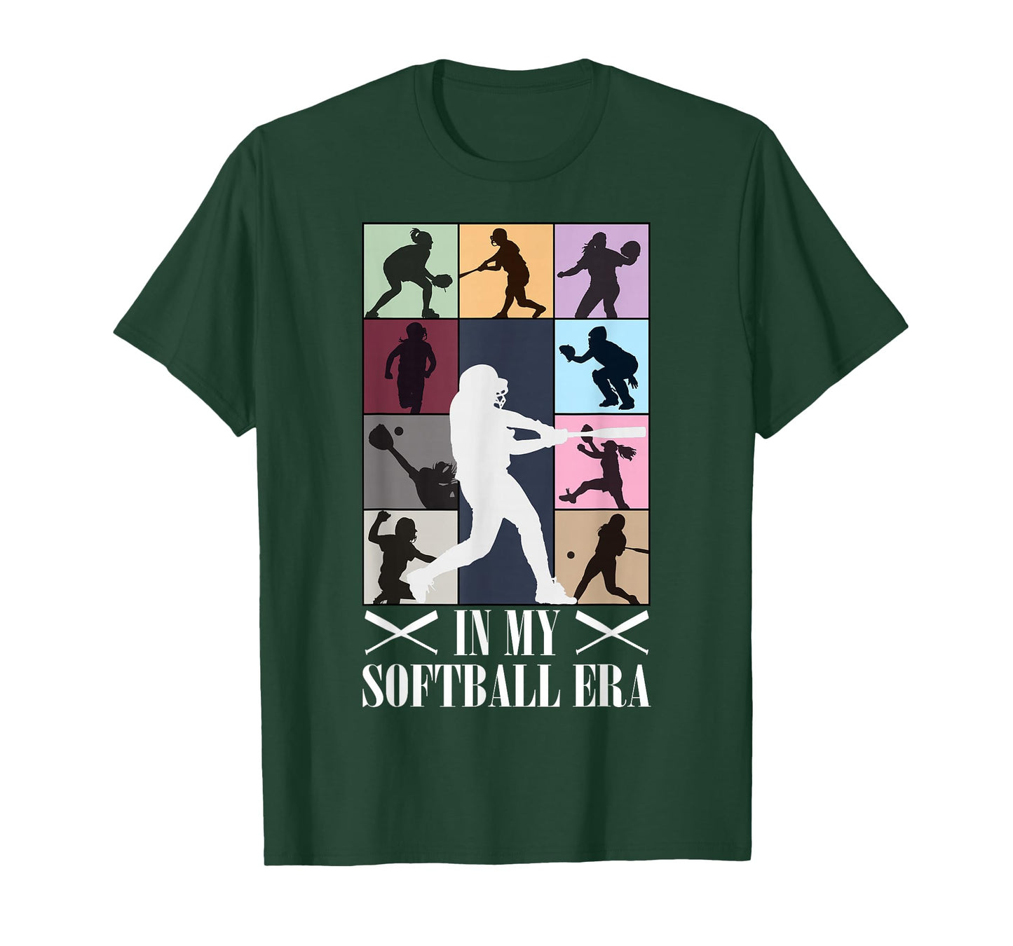 In My Softball Era Funny Softball Girl Player Lover T-Shirt