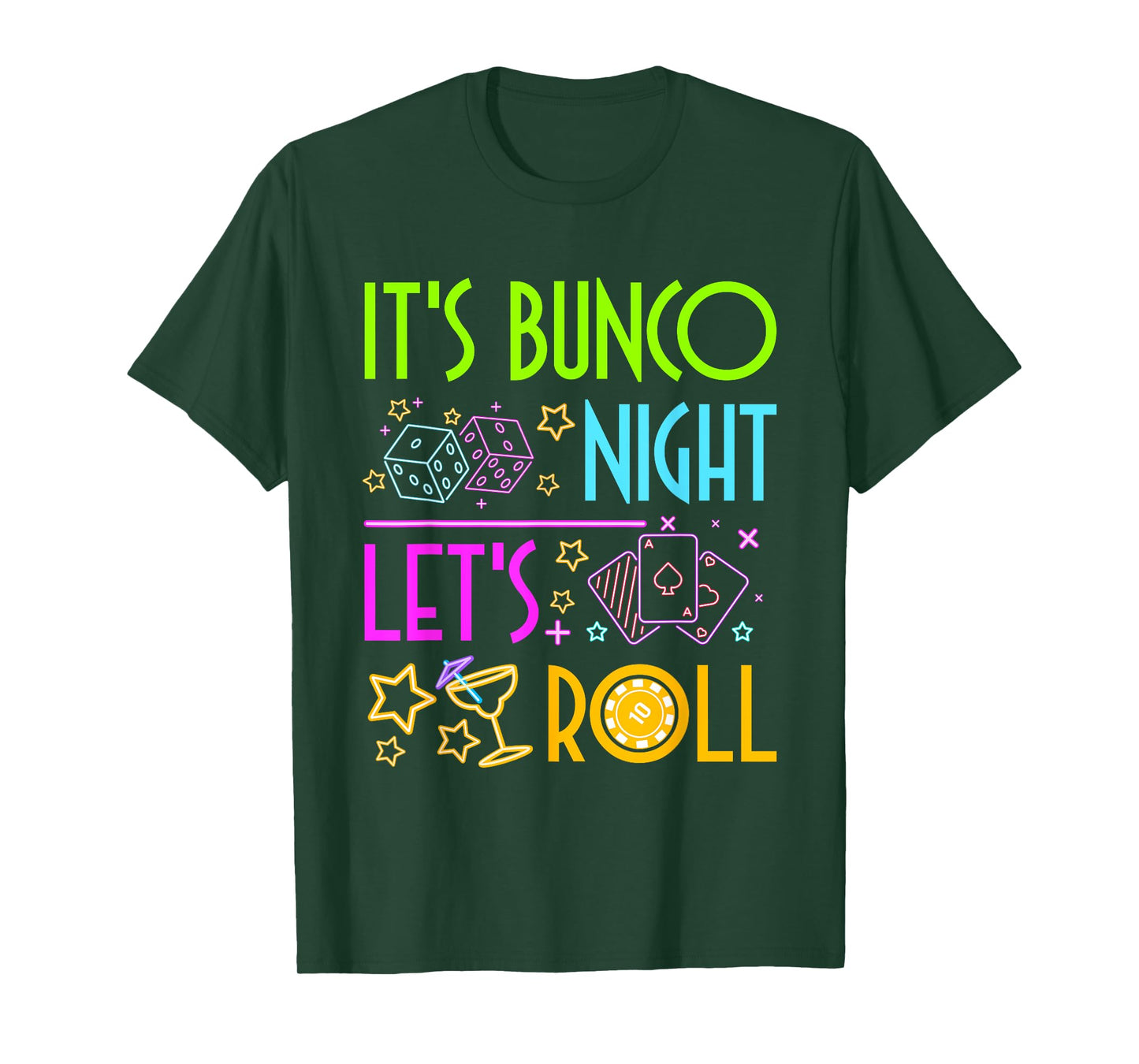 Let's Roll Bunco Game Night T-Shirt