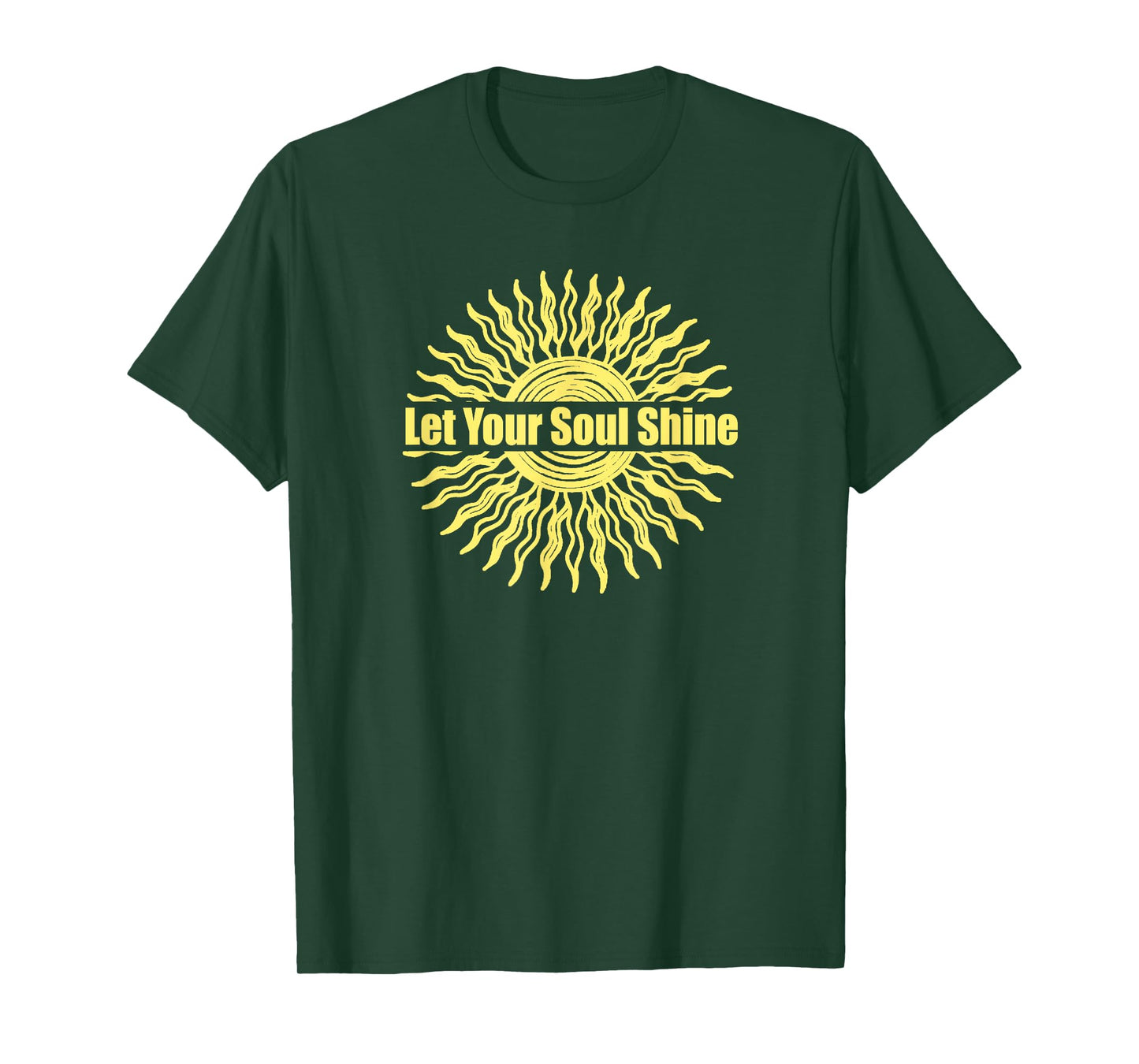 Tribal Art Let Your Soul Shine Inspirational Motivational T-Shirt