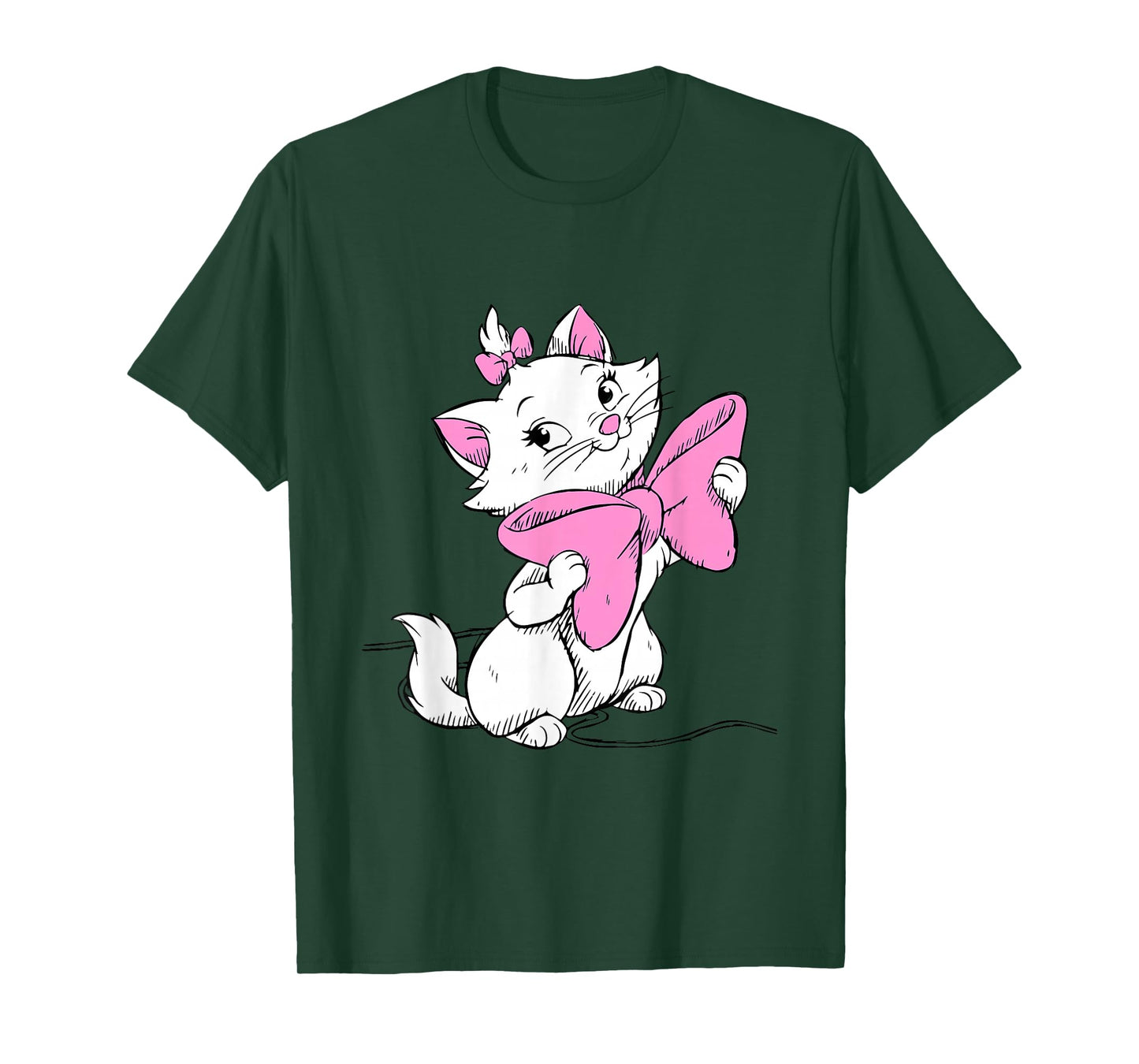 Disney The Aristocats Marie Big Bow Lovely Smile T-Shirt