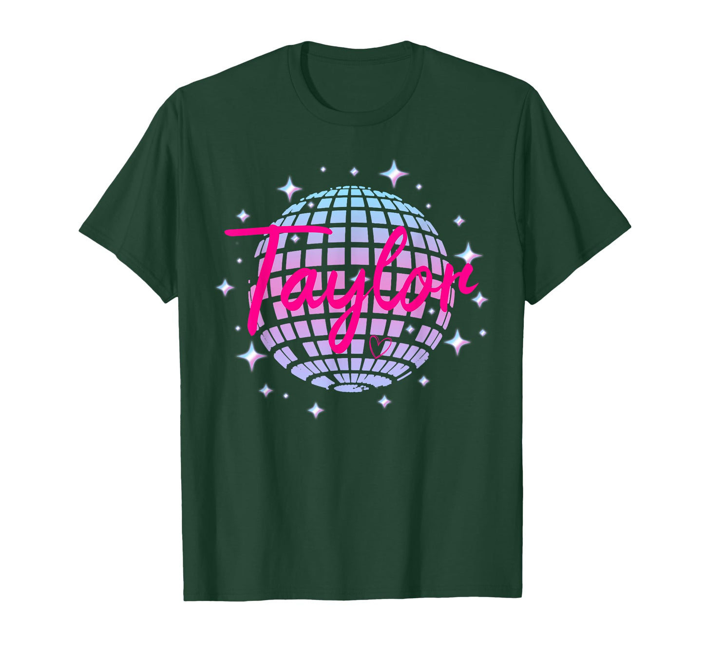 Taylor Personalized Name I Love Taylor Girl Groovy 70's 80's T-Shirt