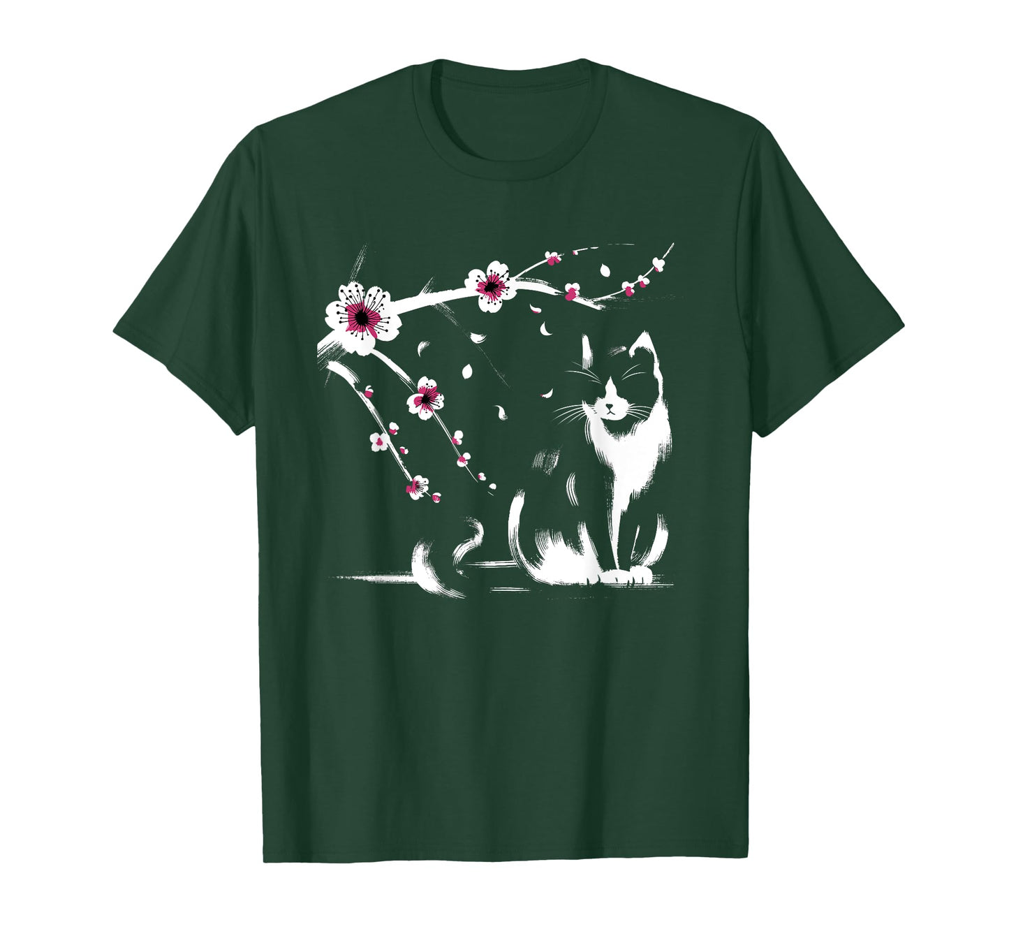 Kawaii Cat Anime Japanese Retro Men Women Kids Funny Cat T-Shirt