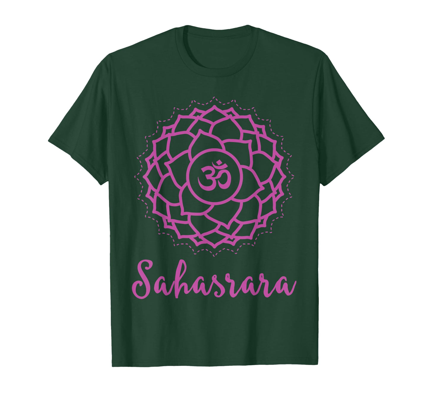 Sahasrara Violet Crown Chakra Symbol - Yoga T-Shirt