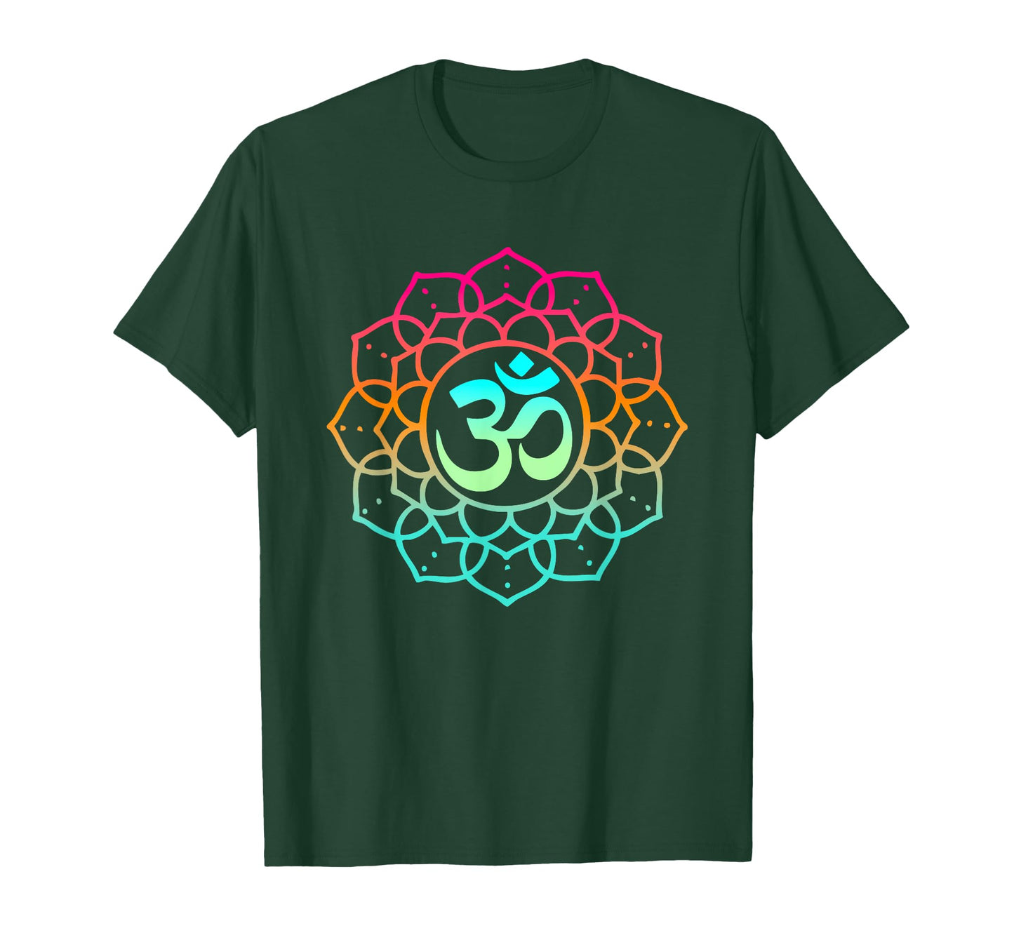 Om Mandala Spiritual Zen Yoga Buddhist Meditate Mindfulness T-Shirt