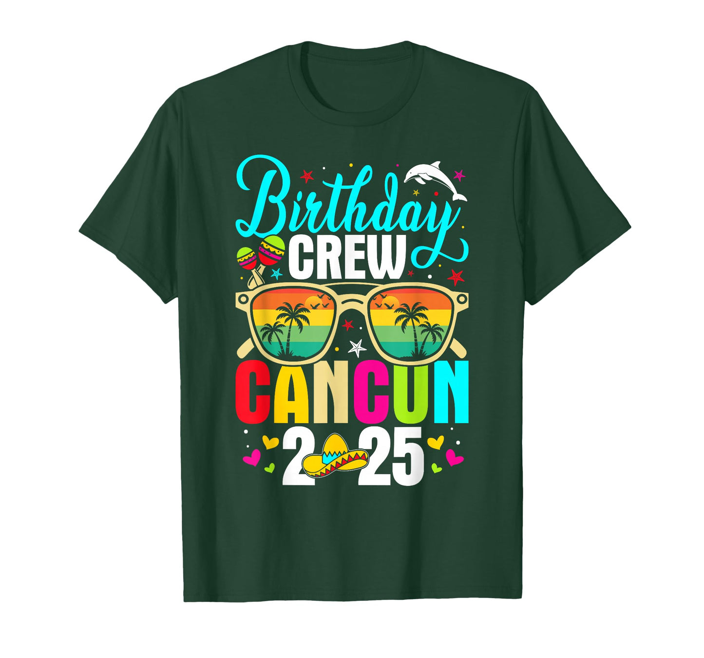Mexico Cancun Birthday Boy Trip Vacation 2025 Matching Group T-Shirt