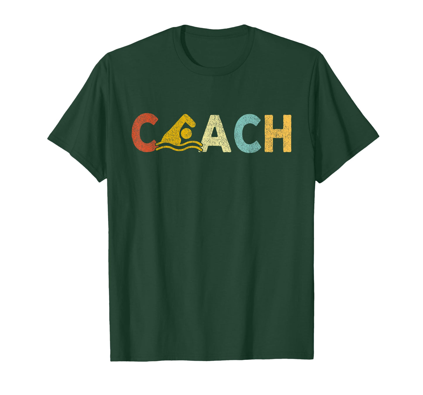 Vintage Swim Coach Swimming Coach Swim Teacher Swimmer Retro Men Women T-Shirt