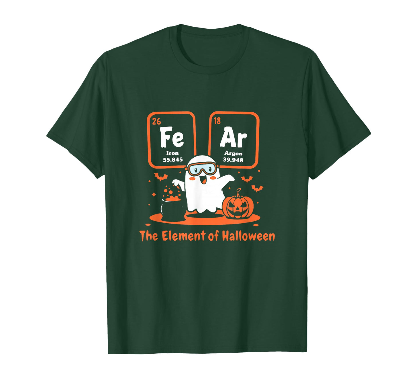 Chemistry Fear The Element of Halloween Cute Chemist T-Shirt