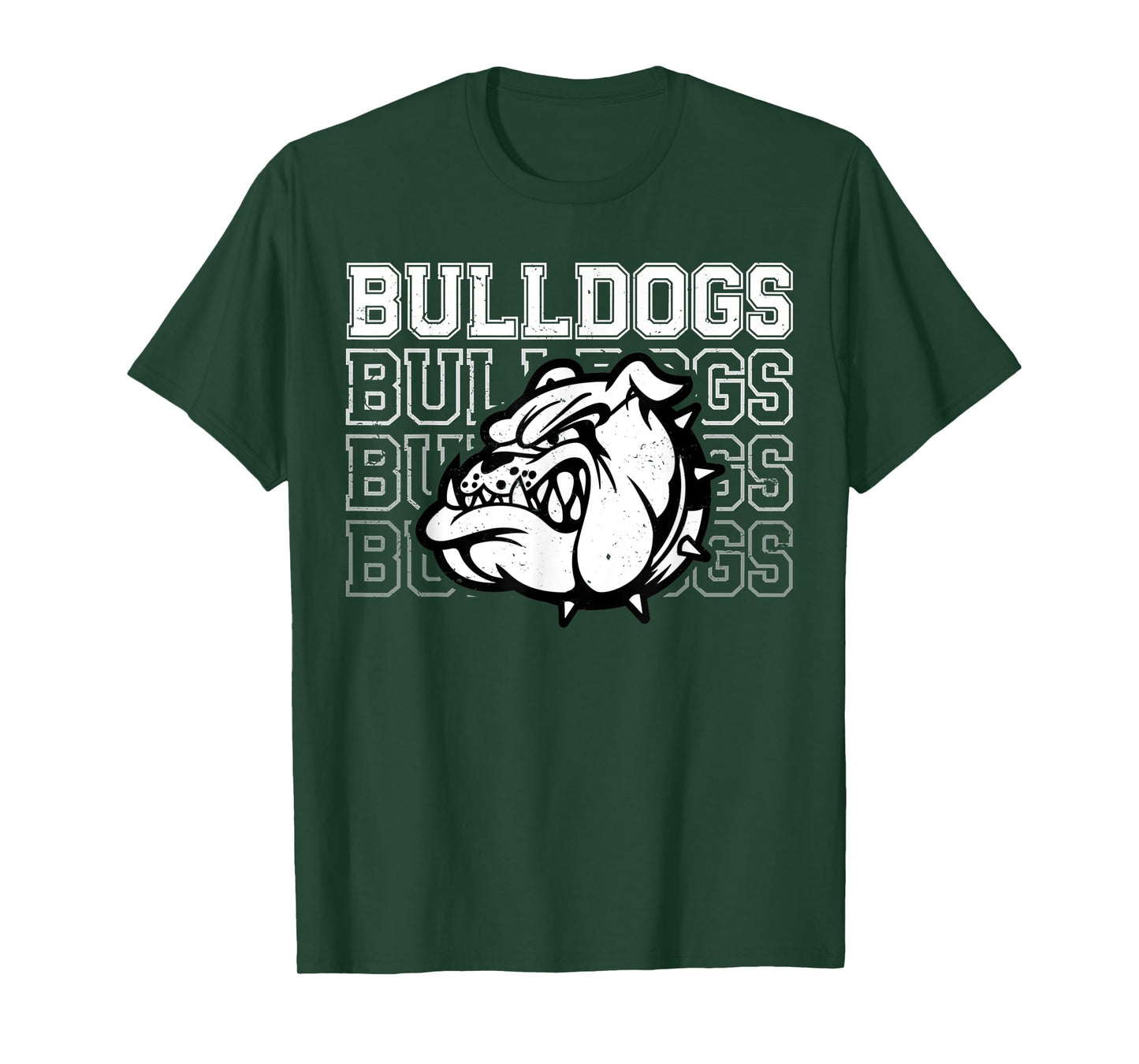 Vintage Bulldogs Team Pride School Spirit Back To School T-Shirt
