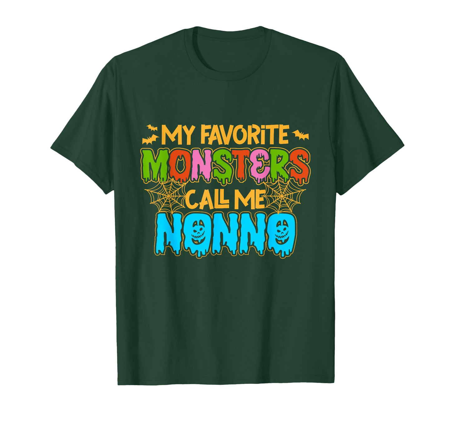 My Favorite Monsters Call Me Nonno Happy Halloween T-Shirt