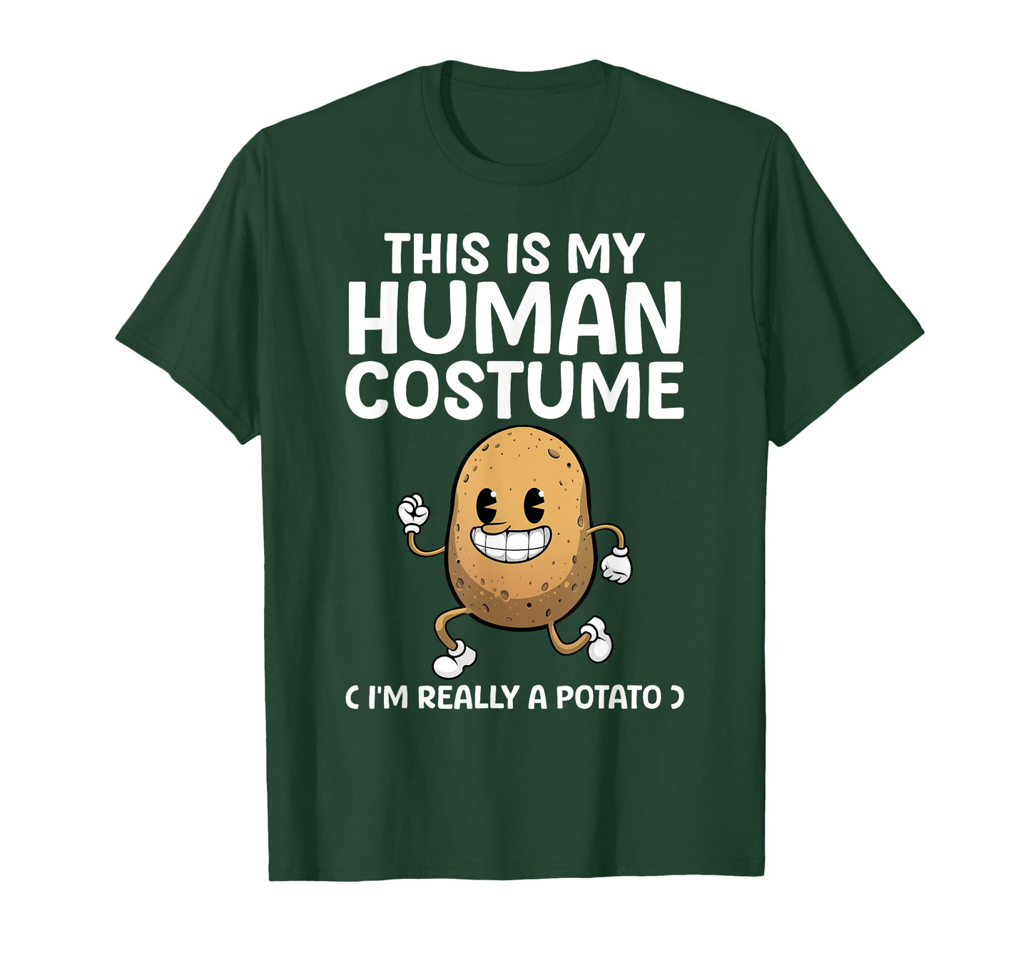 Funny Potato Costume For Men Women Kids Adult Potato Novelty T-Shirt