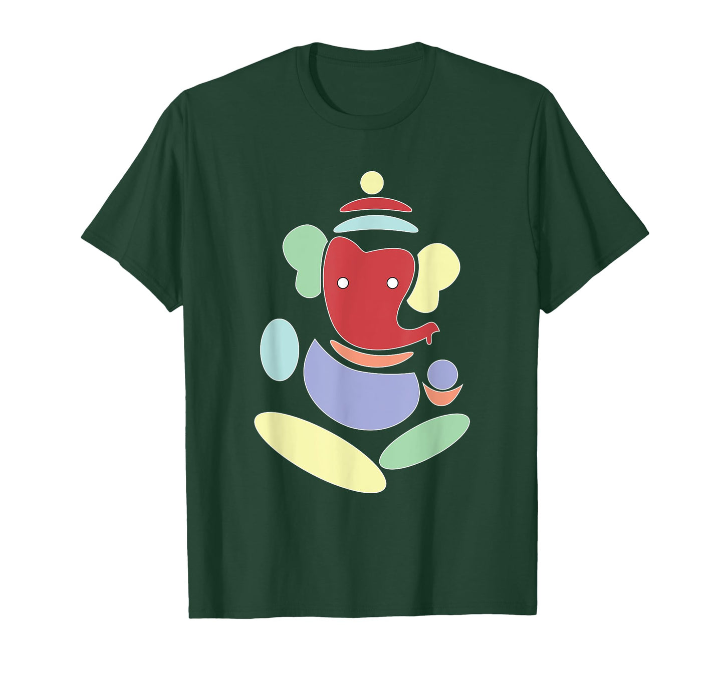 Abstract Art Hindu Elephant God Ganesha Ganpati T-shirt