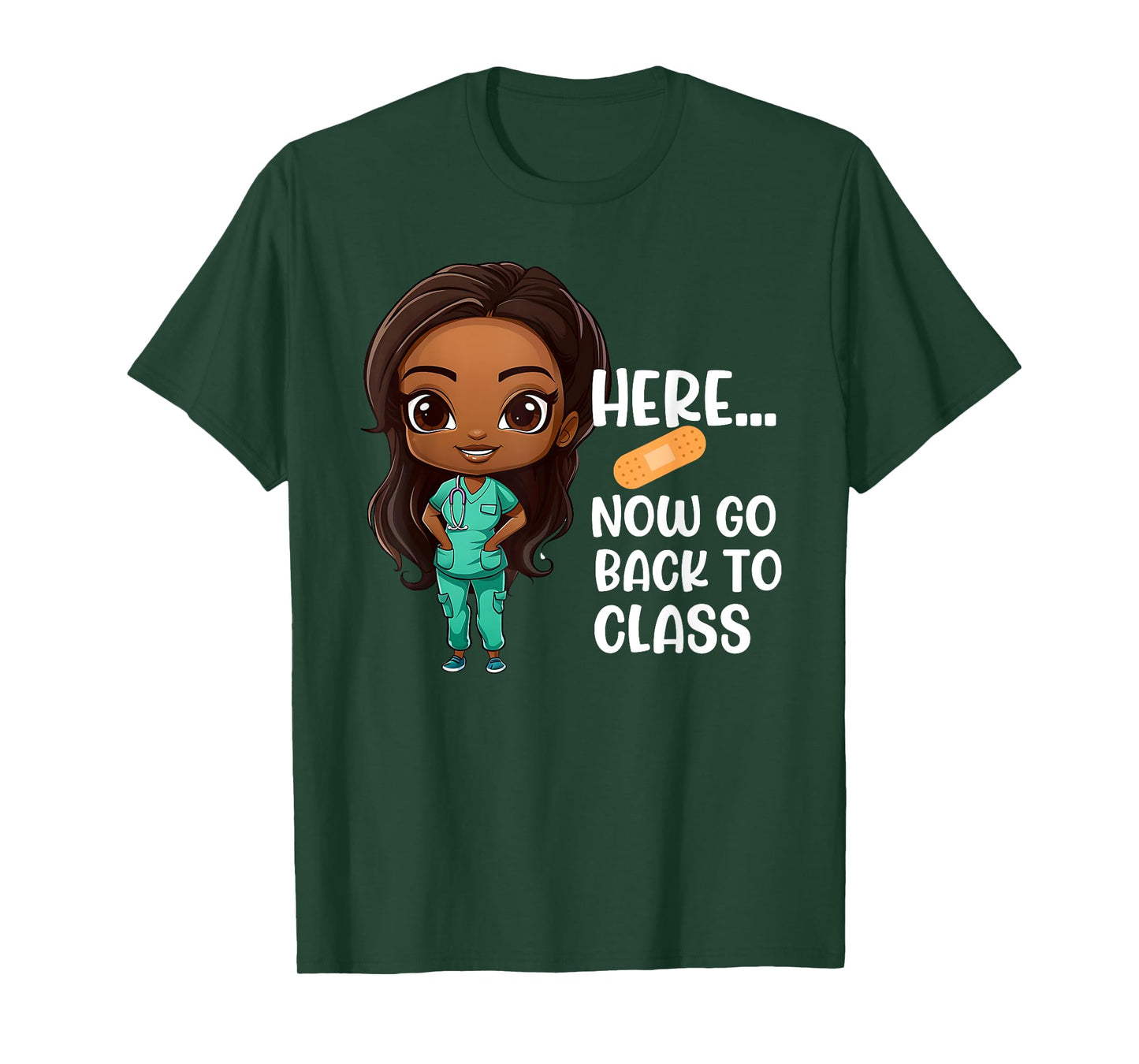 African American Black School Nurse Appreciation Nursing T-Shirt