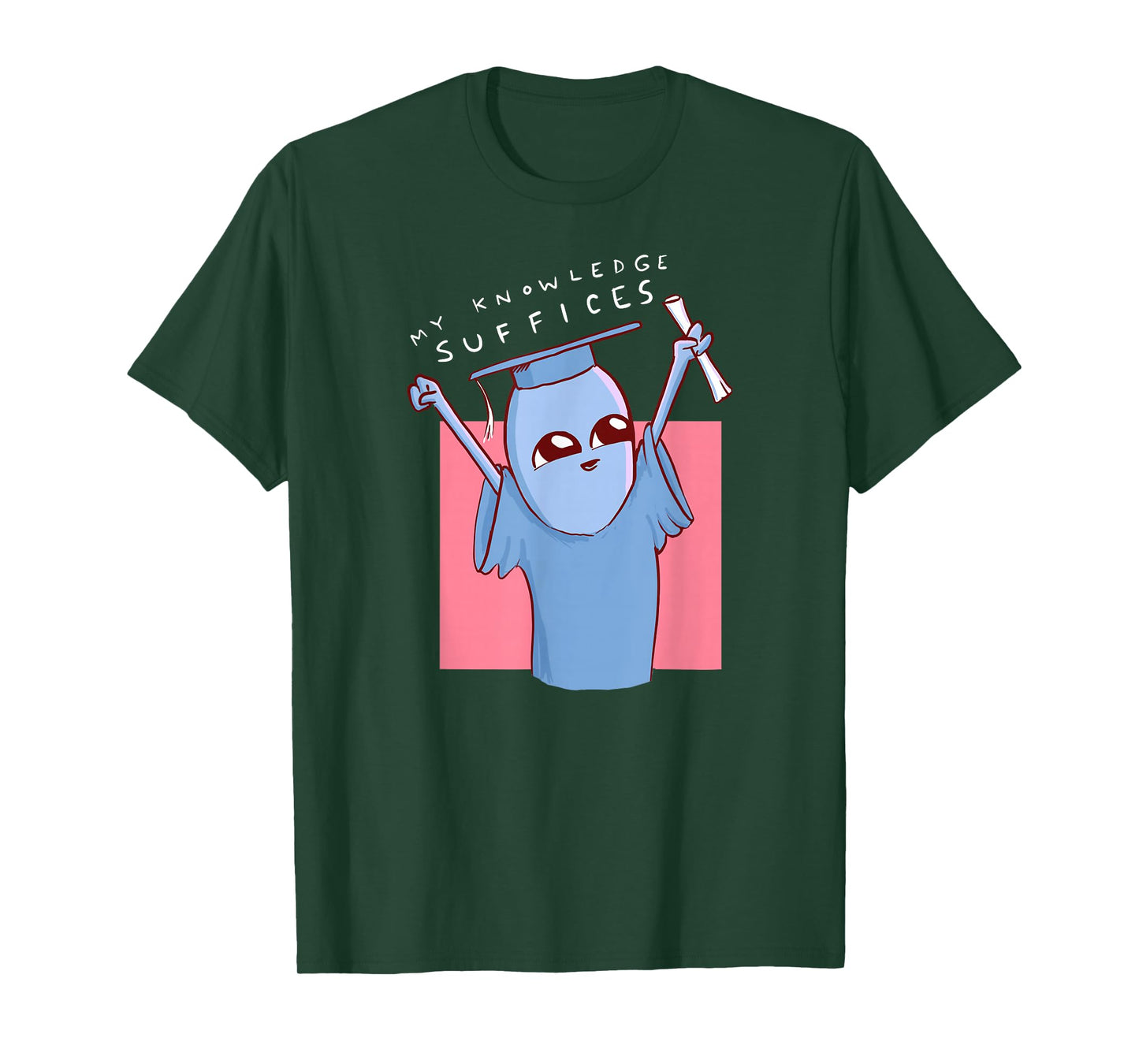 Threadless Nathan W. Pyle My Knowledge Suffices Graphic T-Shirt