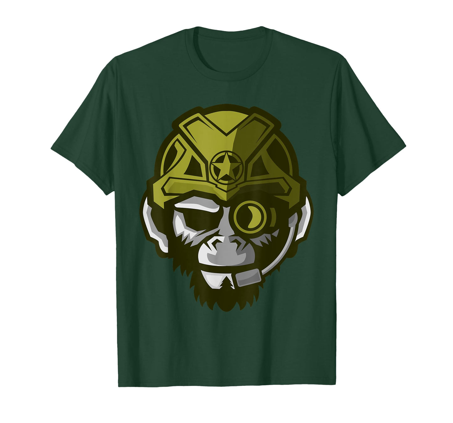 Group Leader Male Gorilla King Of The Beasts Gorilla Army T-Shirt