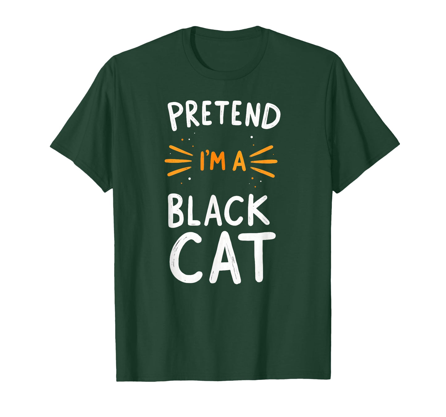 Pretend I'm A Black Cat Halloween Costume T-Shirt