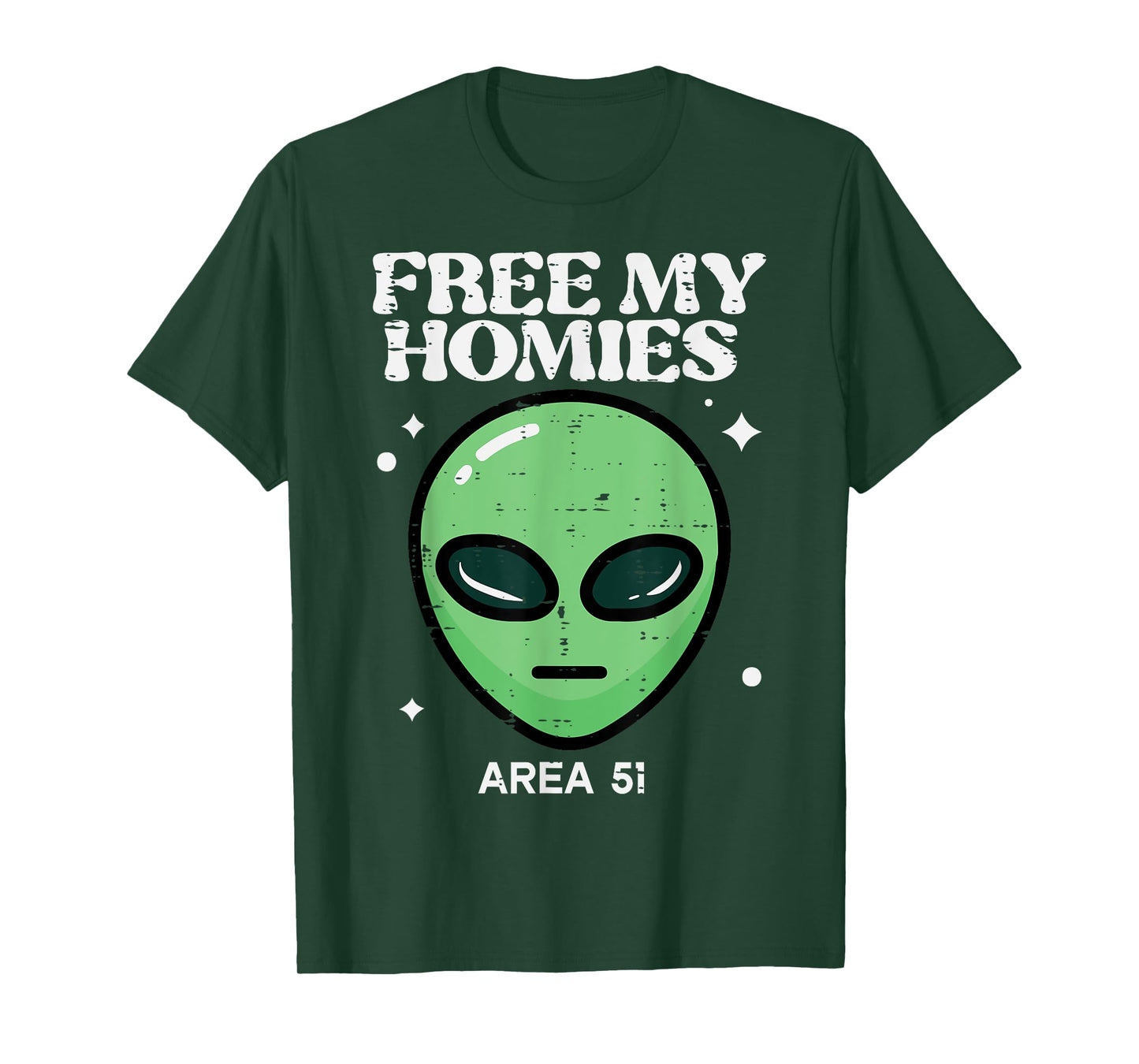 Alien Free My Homies Area 51 Funny UFO Boys Kids Men Women T-Shirt