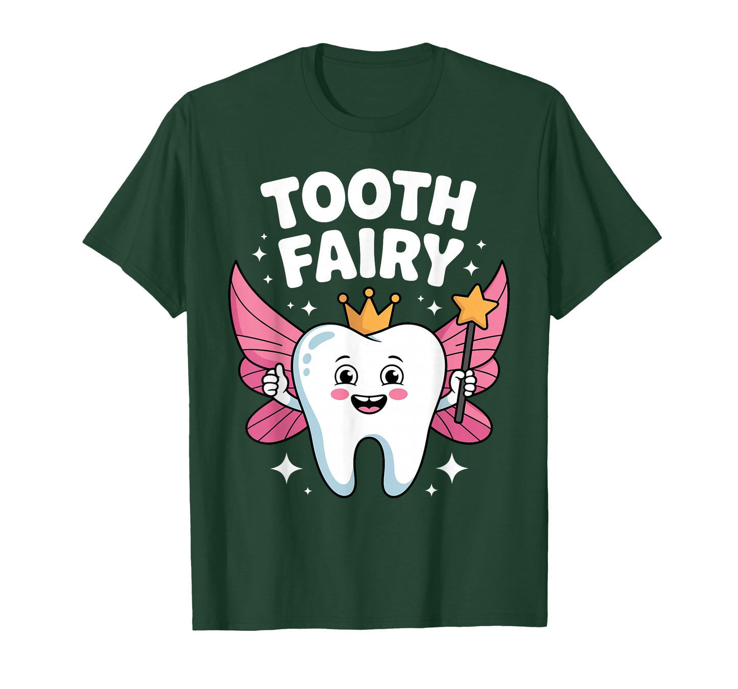 Best Tooth Fairy Costume for Women Girls Dental Tooth Fairy T-Shirt