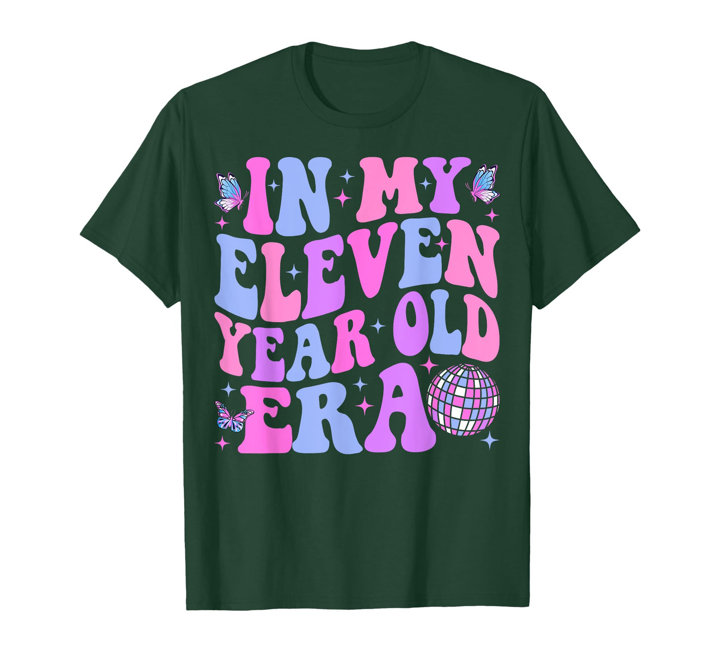 In My Eleven Year Old Era Girl Boy 11th Birthday 11 Year Old T-Shirt