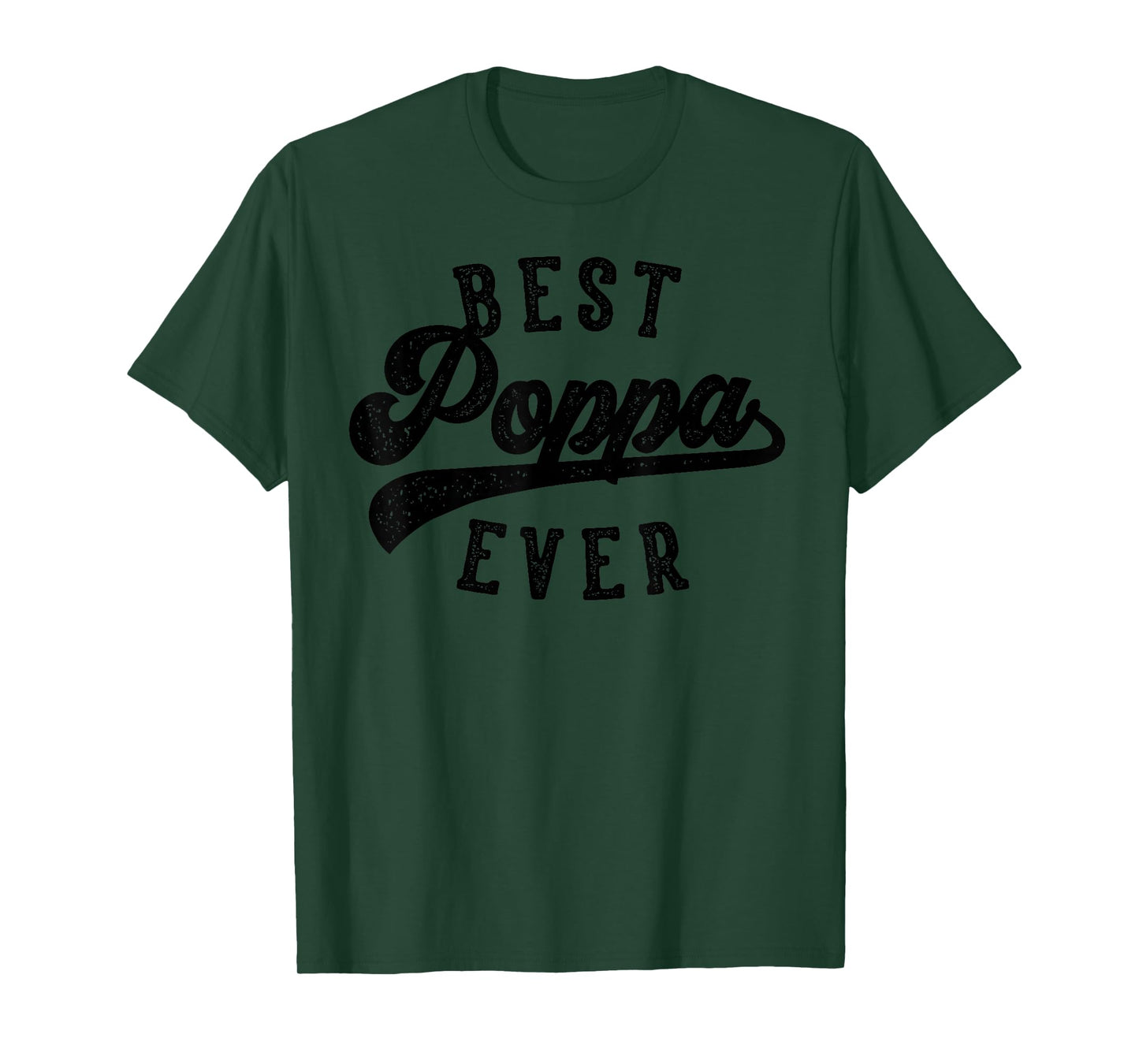 Poppa Gifts From Grandkids Best Poppa Ever Father's Day T-Shirt