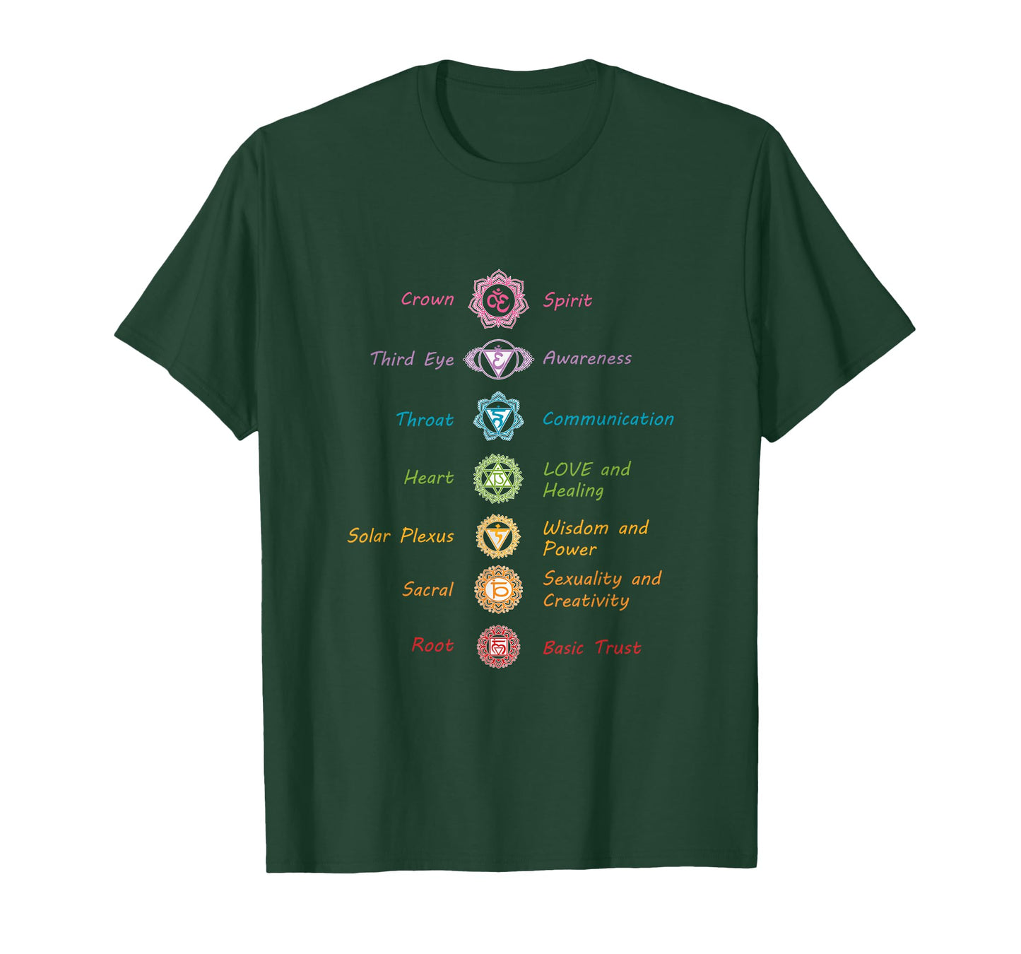 Energy Spirits Soul Chakra Spiritual Health Healing T-Shirt