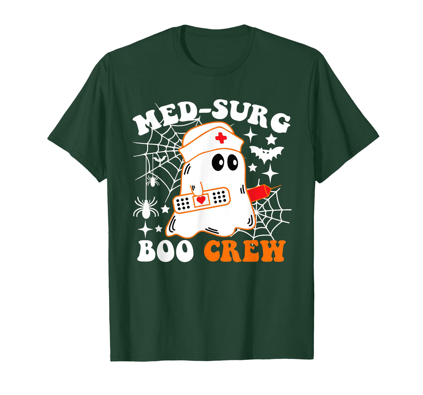 Med-Surg Boo Crew Nurse Funny Halloween Costume T-Shirt