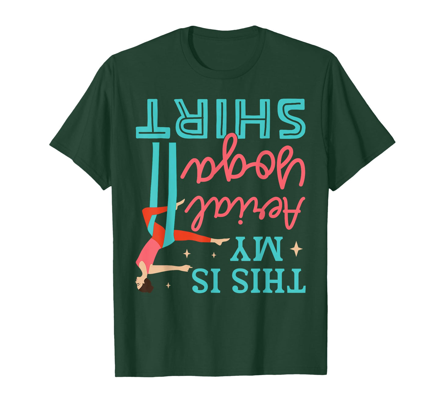 This Is My Aerial Yoga Tee Instructor Memes Funny Gift T-Shirt