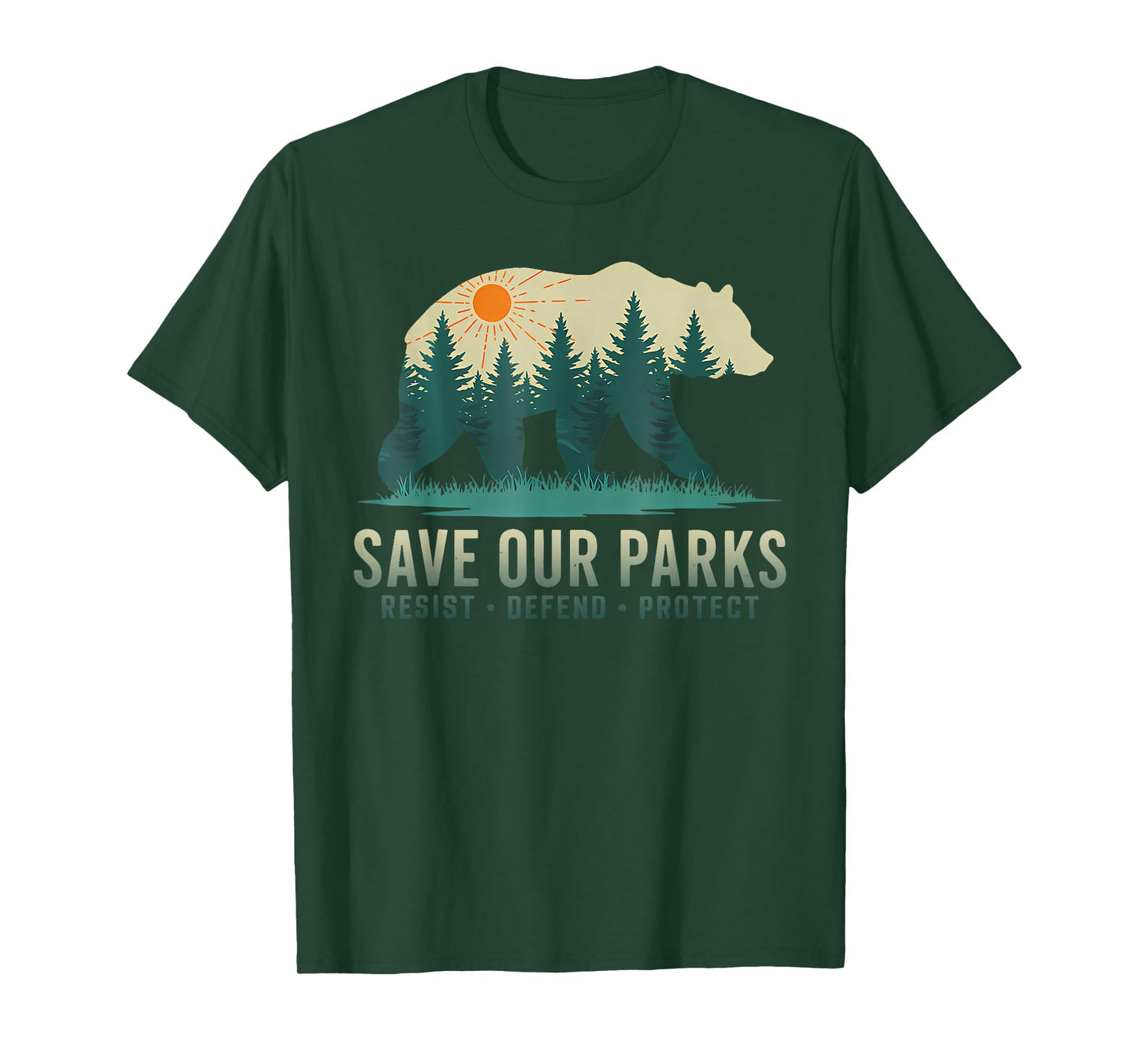 Save Our Parks Resist National Park Protect ALT US T-Shirt