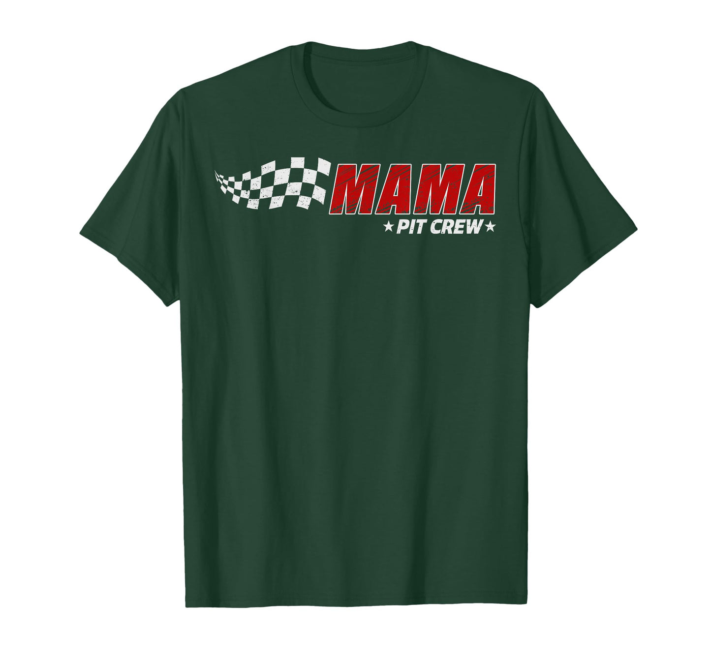 Mama Pit Crew Race Car Birthday Family Matching Pit Crew T-Shirt