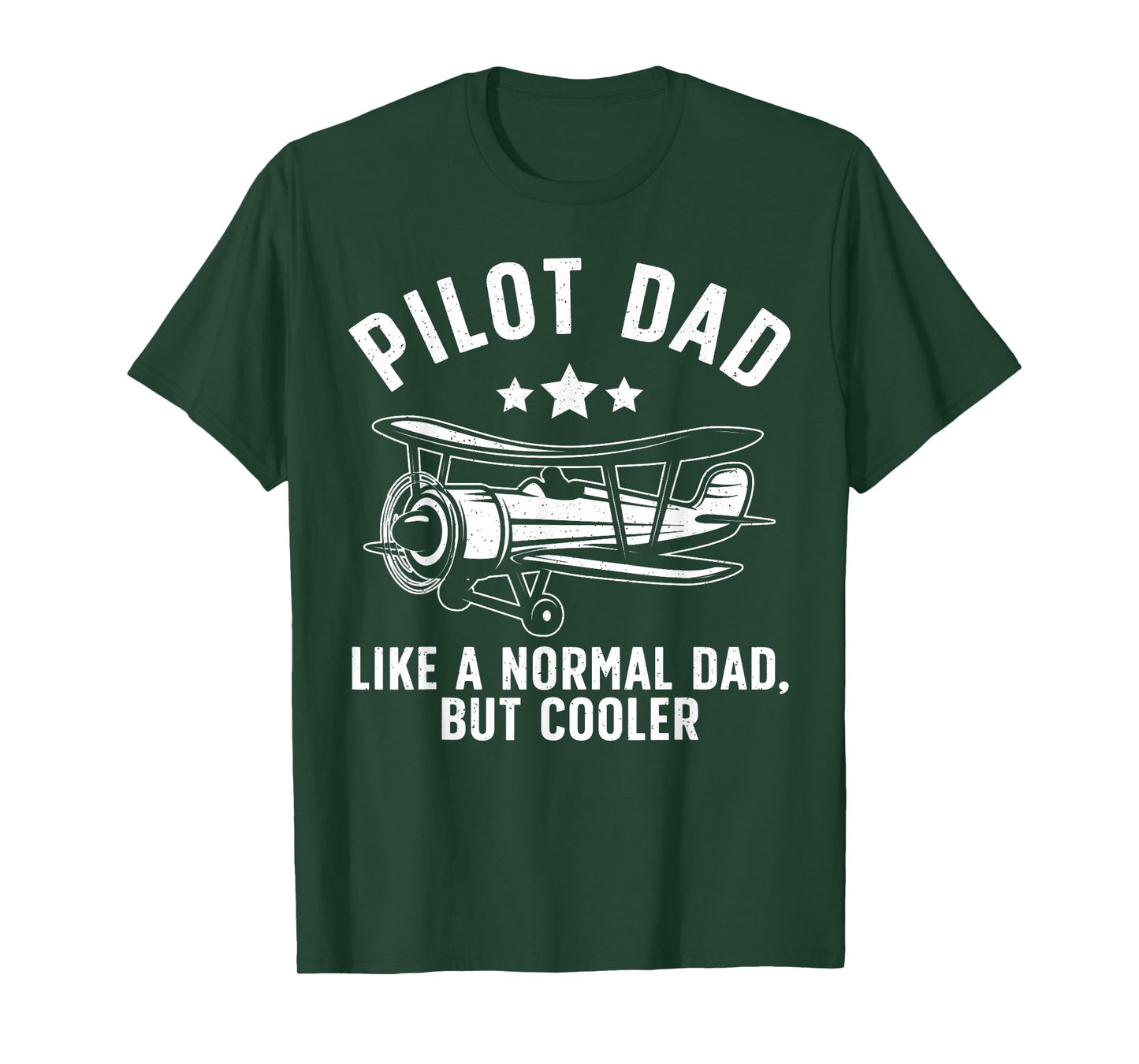 Funny Pilot Dad Art For Men Father Aviation Airplane Pilot T-Shirt