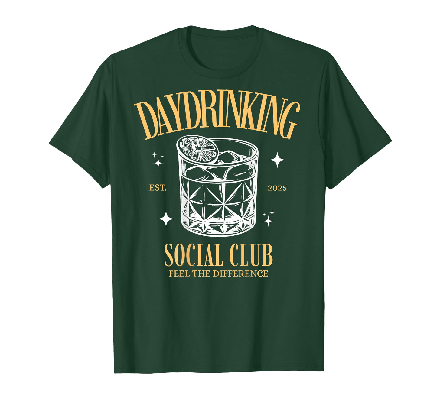 Daydrinking social club | Day Drinking Cocktail back print T-Shirt