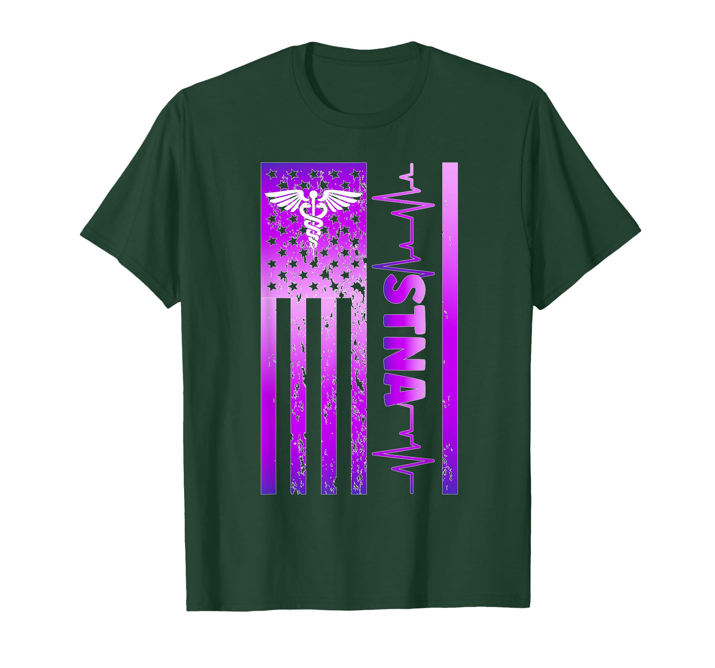 STNA US Flag State Tested Nursing Assistant T-Shirt
