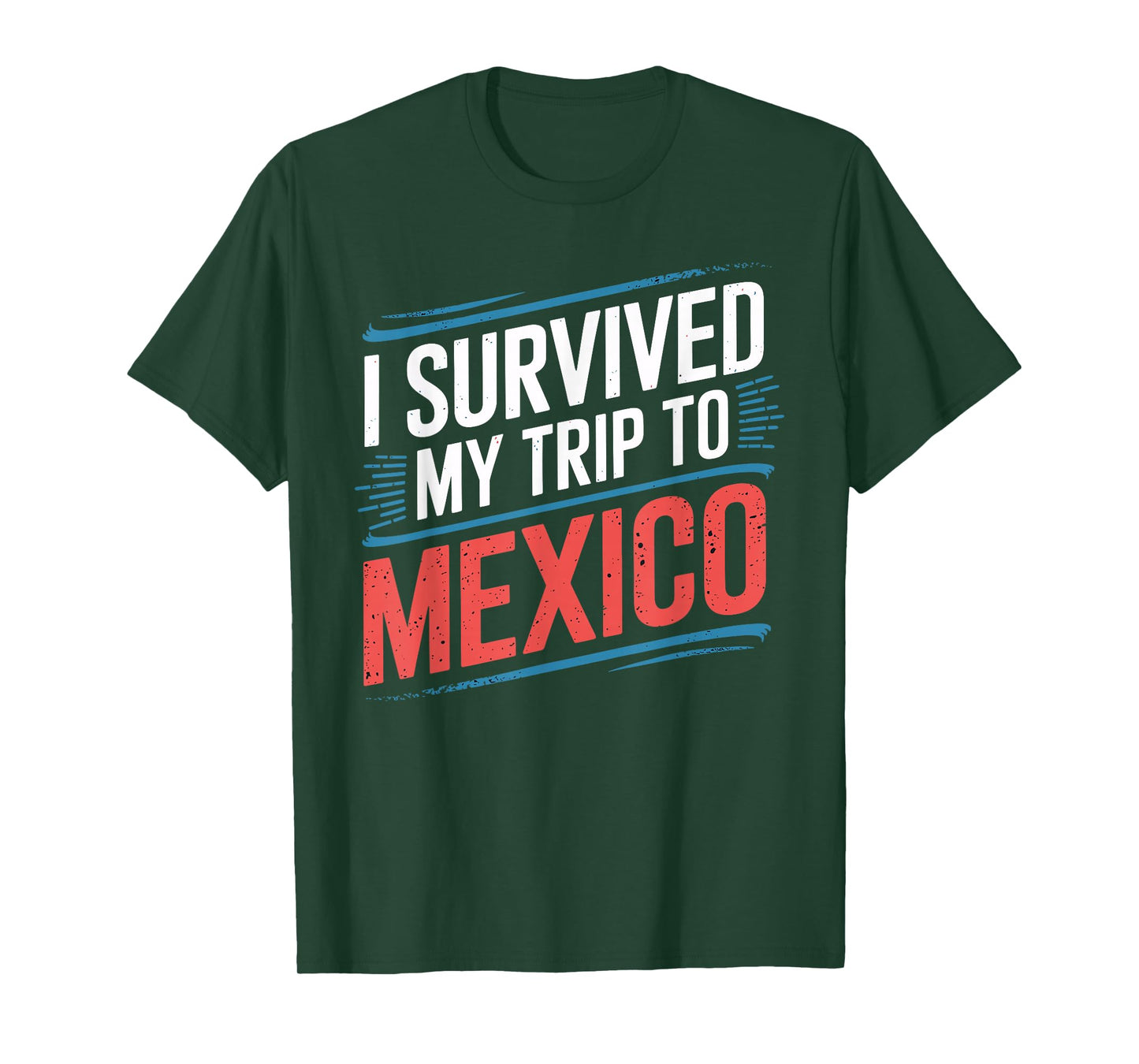 I Survived My Trip To MEXICO T-Shirt Simple City MEXICO T-Shirt