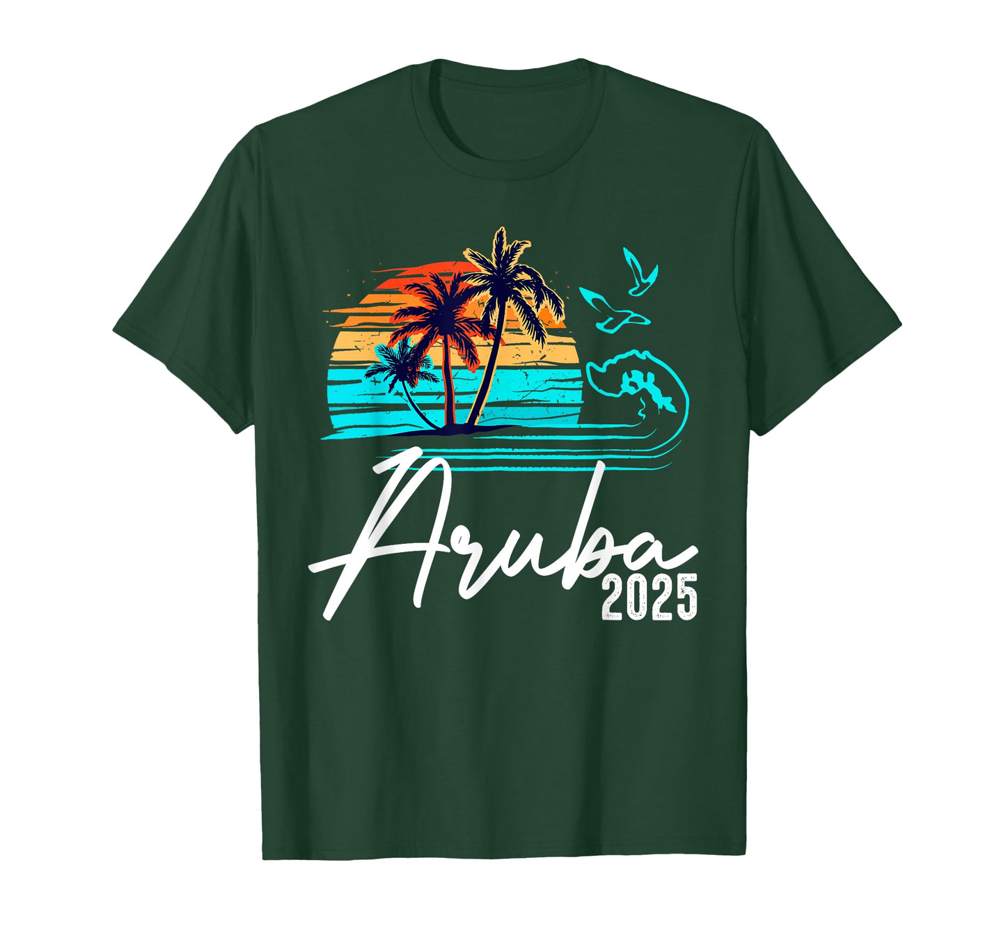 Aruba 2025 Vacation Souvenir Holiday Matching Family Group T-Shirt