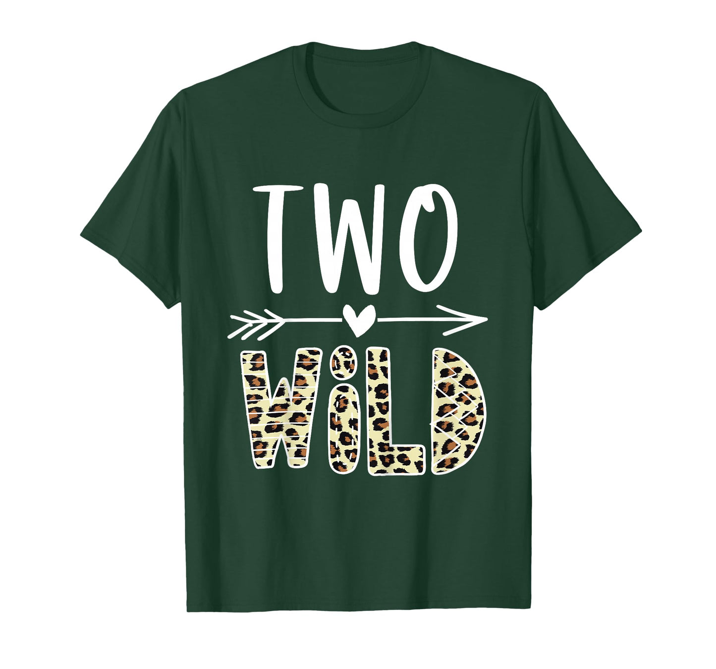 Two Wild 2 Year Old Girl Gifts 2nd Birthday Second BDay T-Shirt