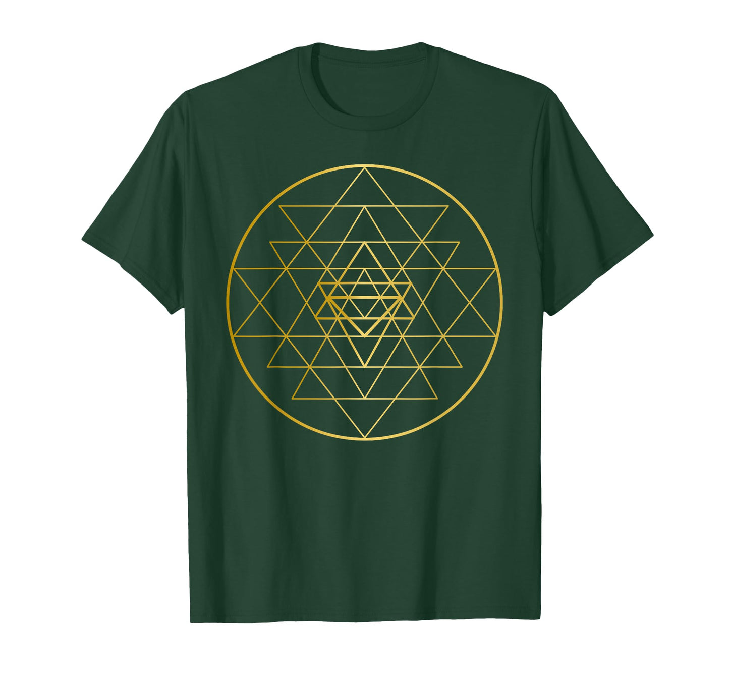 Sri Yantra Chakra Mantra Sacred Geometry Art T-Shirt