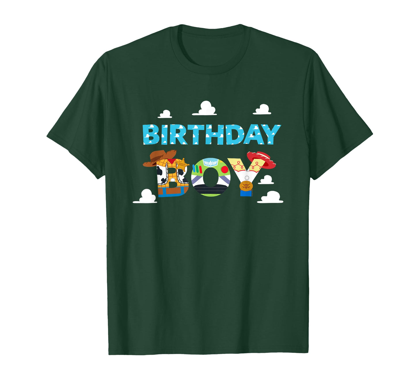 Disney and Pixar’s Toy Story Clouds Birthday Boy T-Shirt