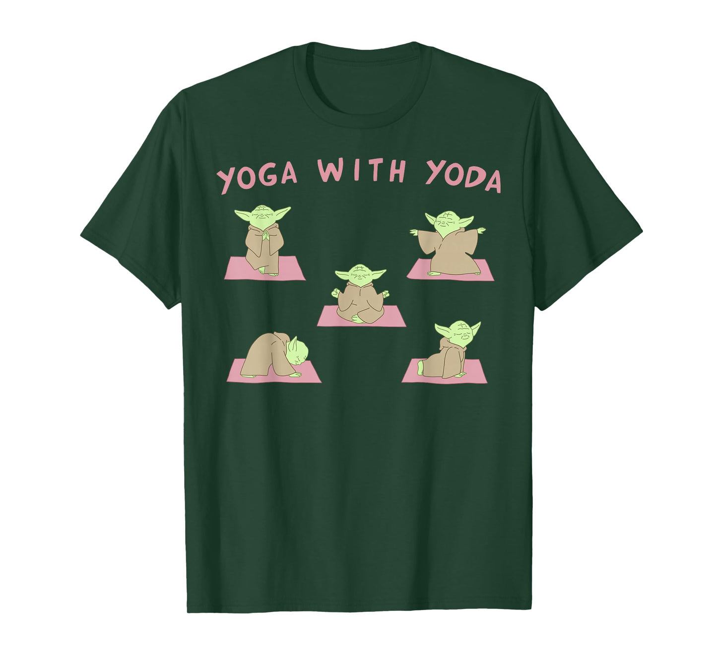 Star Wars Yoga With Yoda T-Shirt