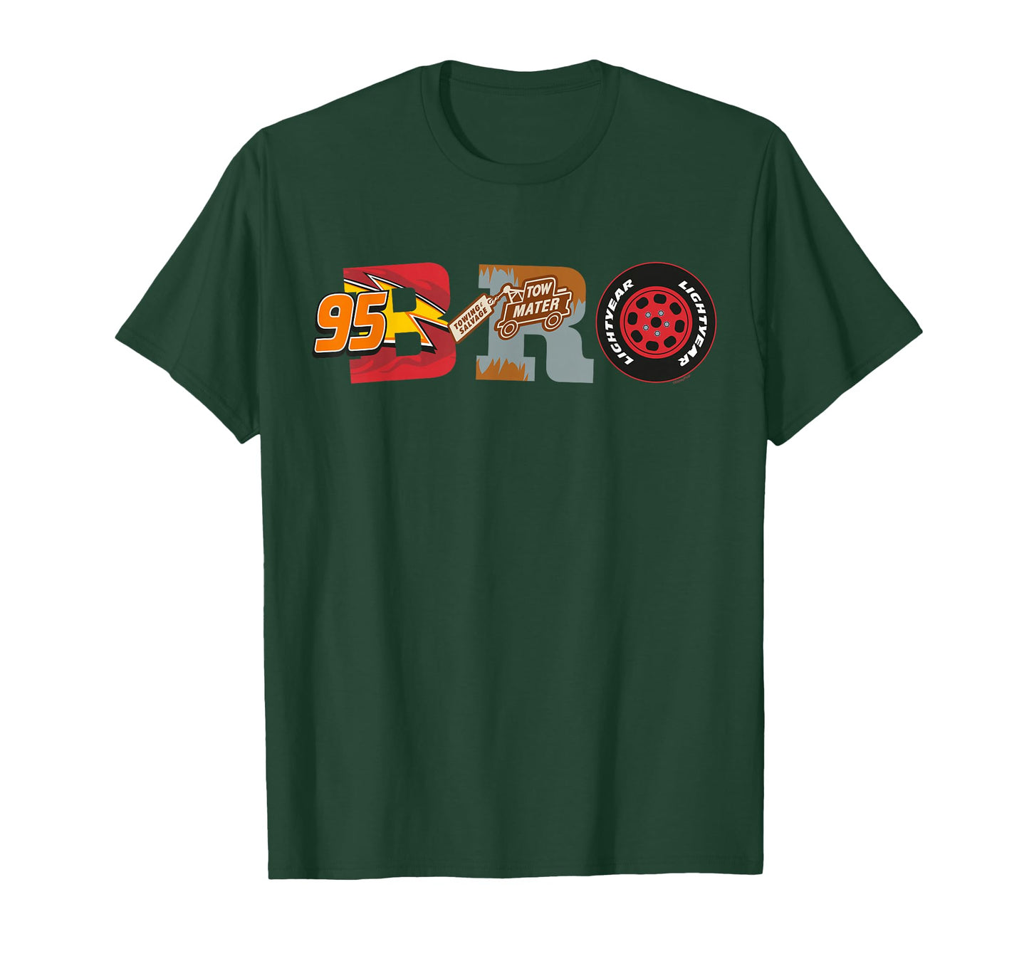 Disney & Pixar's Cars Bro Brother Family Trip Matching T-Shirt