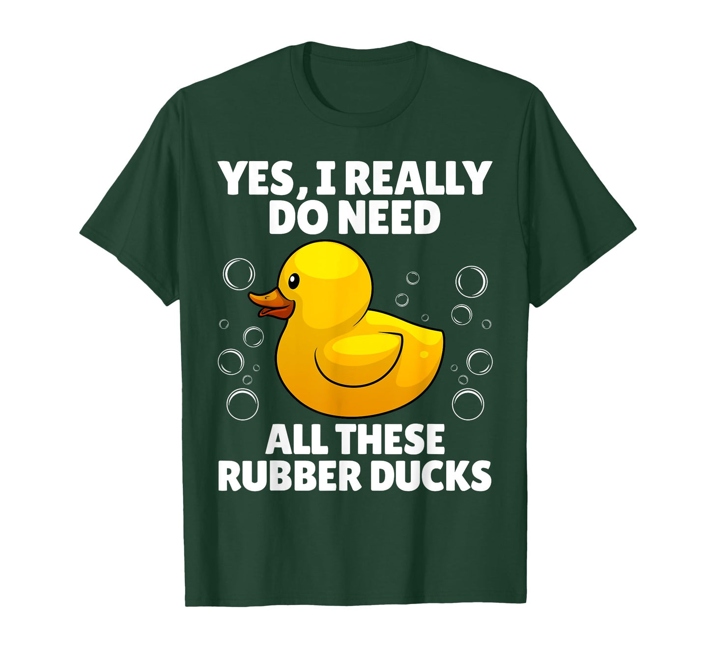 Rubber Duck Art For Men Women Yellow Rubber Ducky Duck Lover T-Shirt