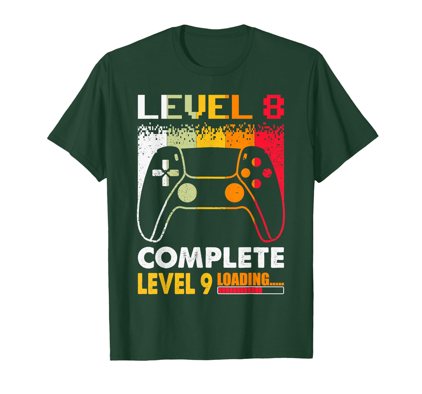Level 8 Complete Level 9 Loading 8th Wedding Anniversary T-Shirt