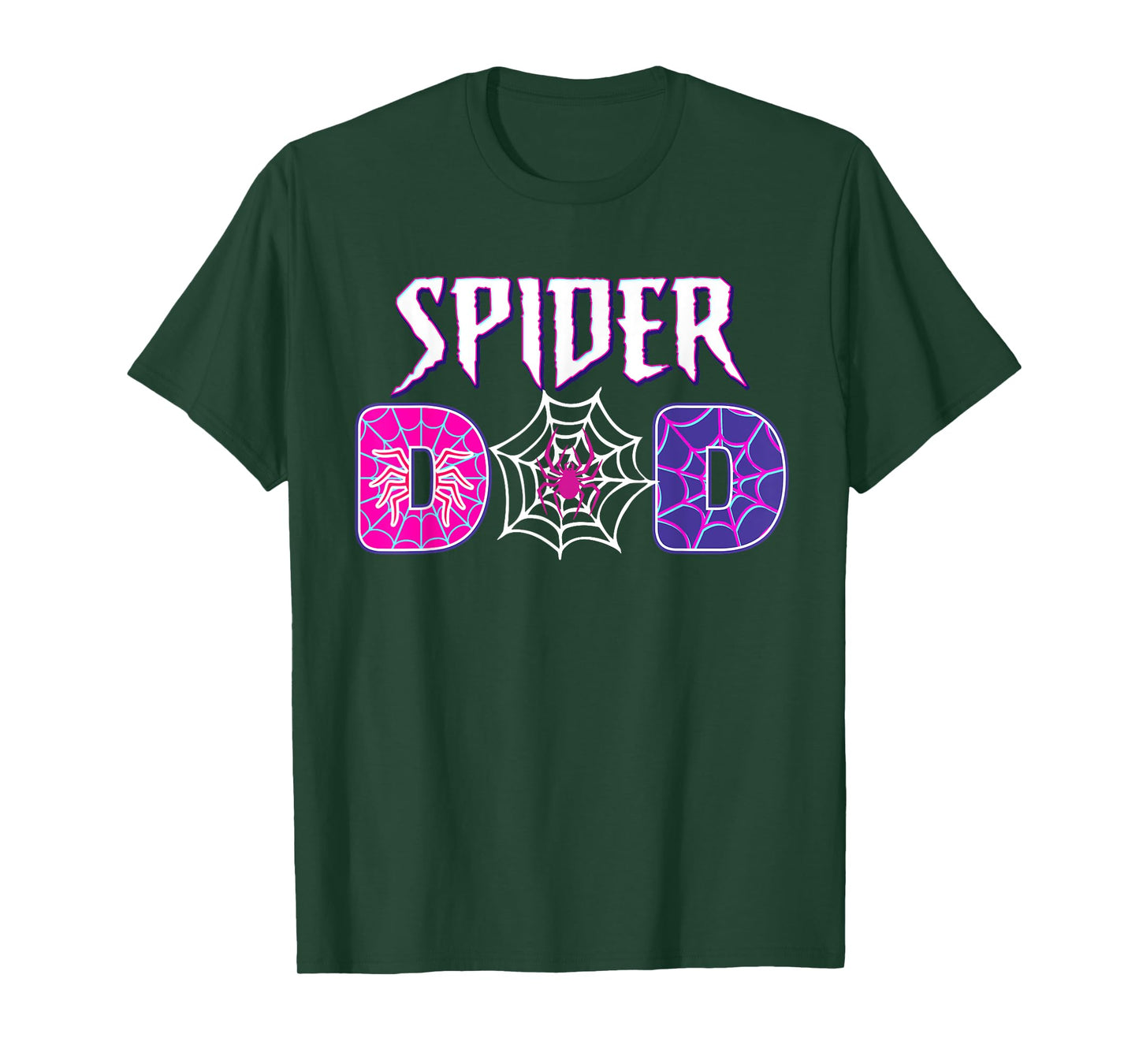 Funny Spider Dad Matching Family Birthday Father's Day T-Shirt