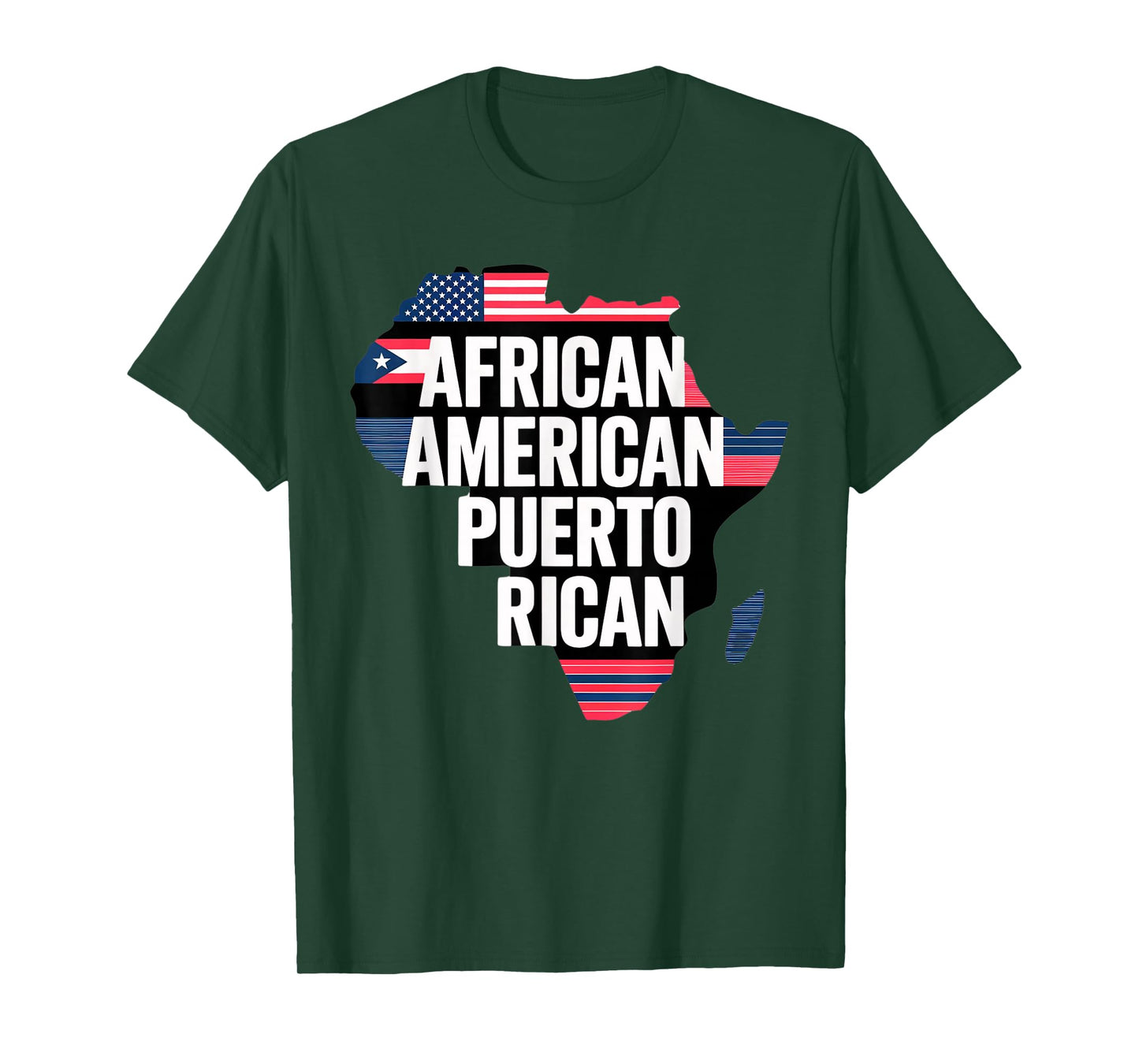 Afro Puerto Rican Half African American Half Puerto Rican T-Shirt