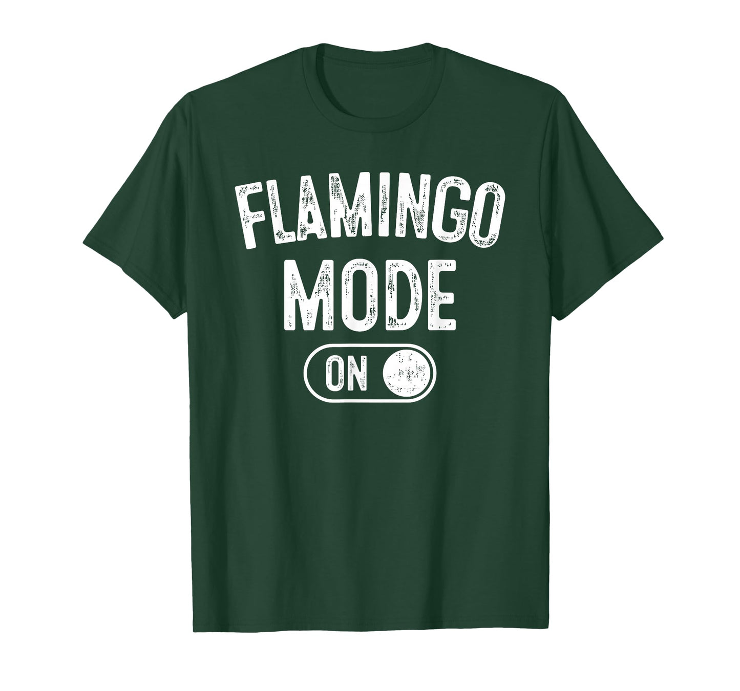 Flamingo Mode On Costume Funny Pink Bird Lover Gif T-Shirt
