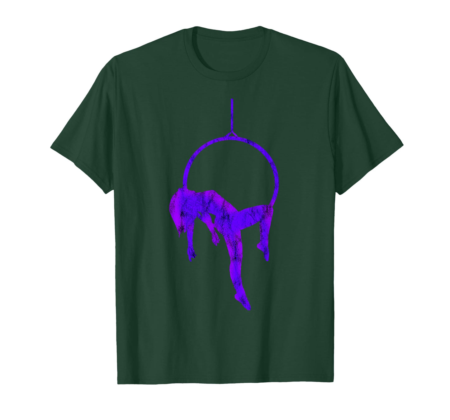 Hanging Aerialist Aerial Hoop Silk Circus Lyra Trapeze T-Shirt
