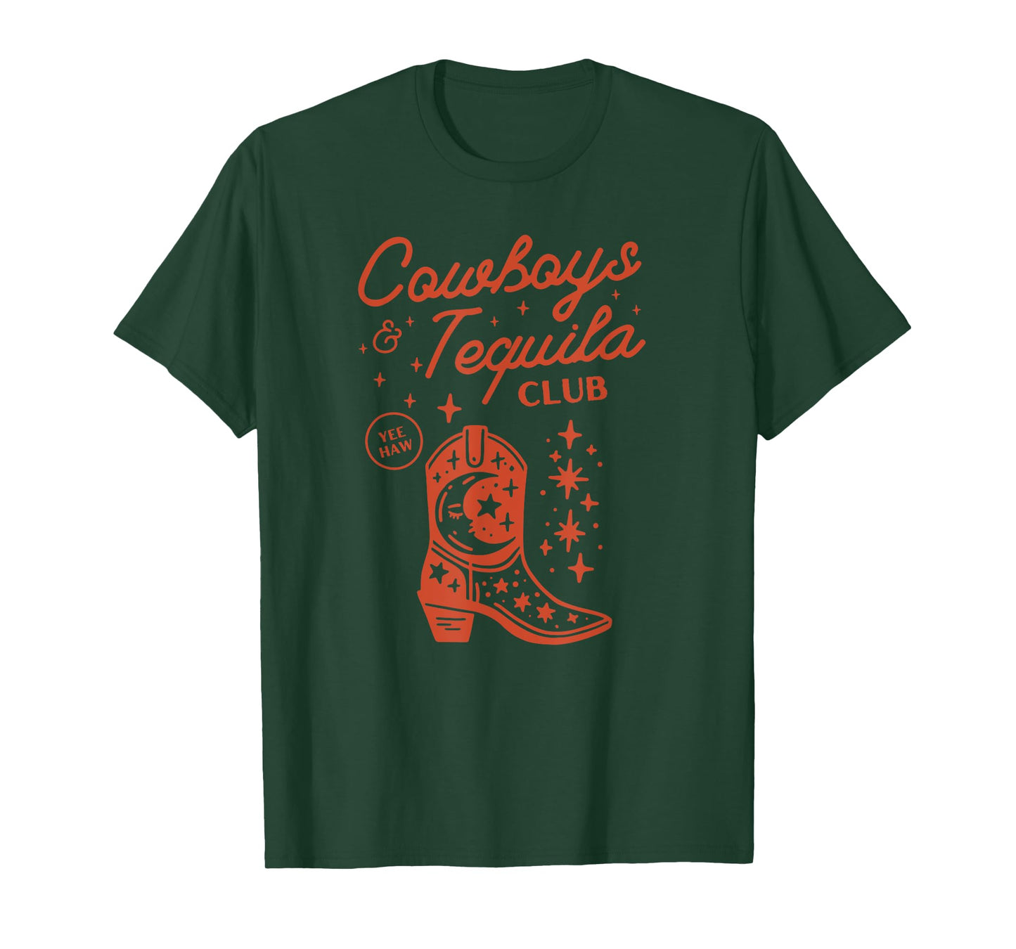 Vintage Women Rodeo Western Country Cowboys And Tequila T-Shirt